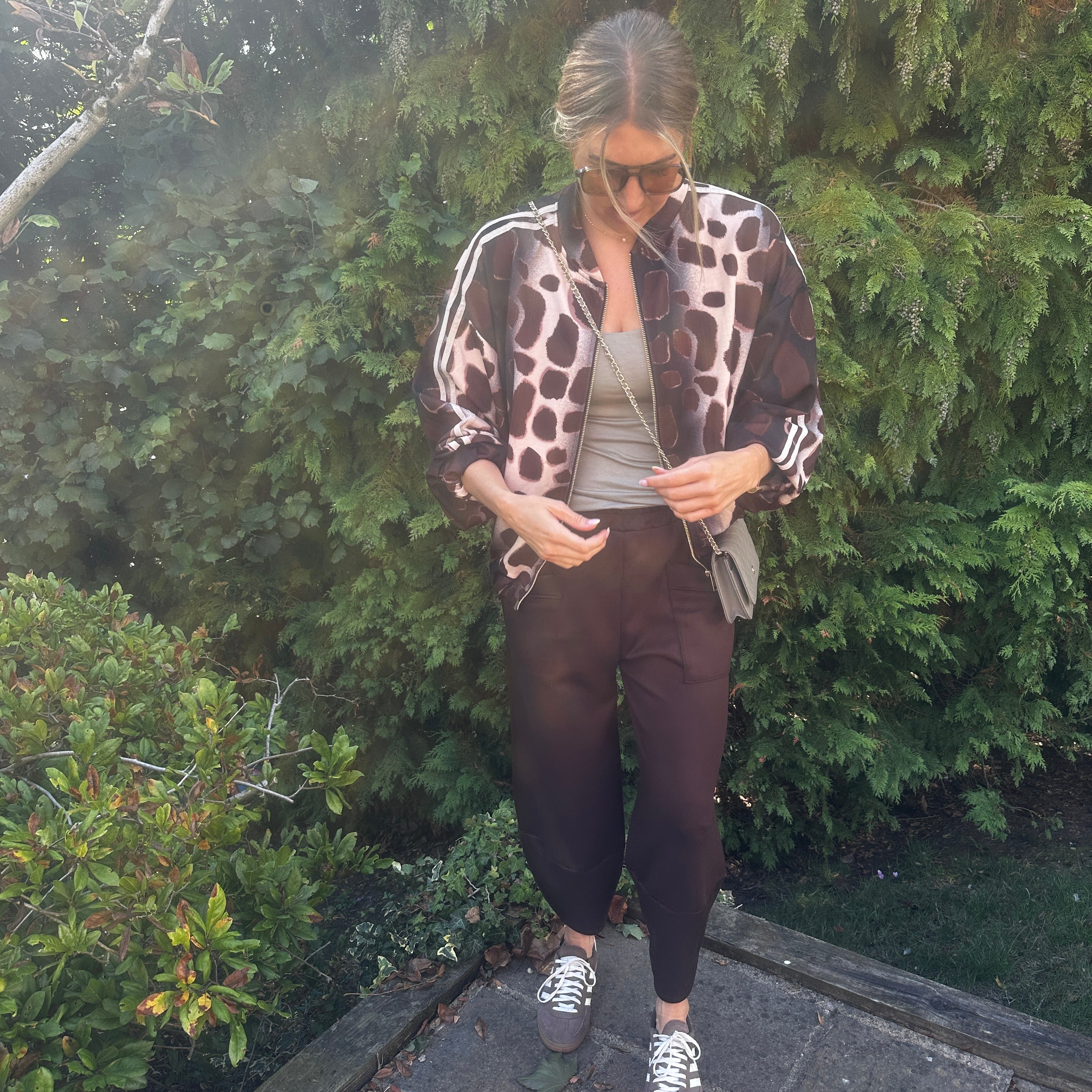 Pia Leopard Bomber - Blush Boutique Essex