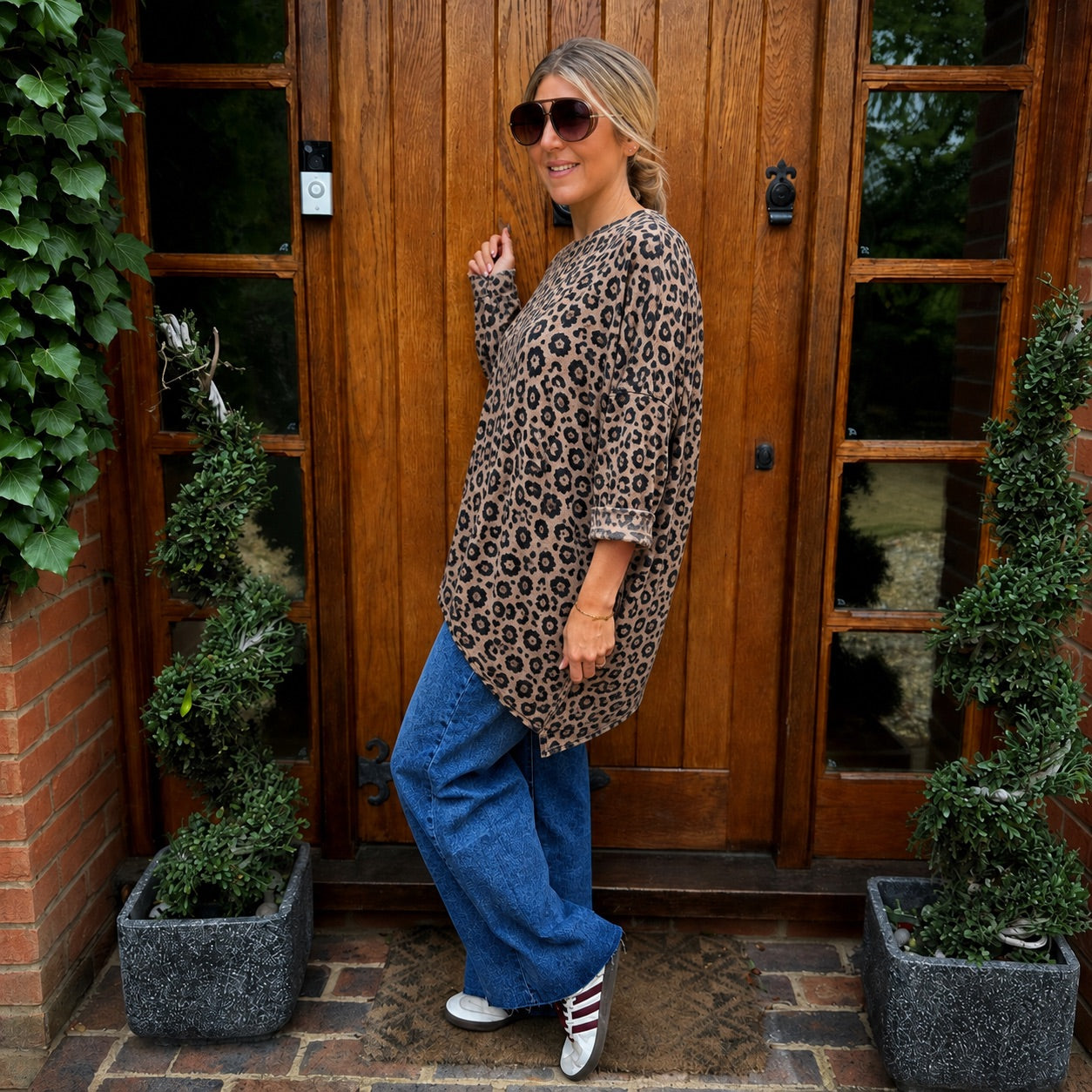 Brogan Leopard Top