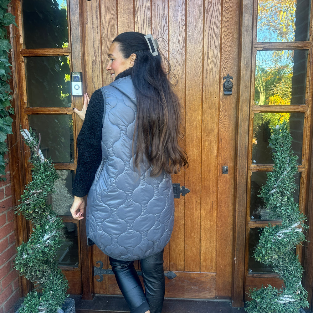 Love Quilted Body Warmer - Blush Boutique Essex