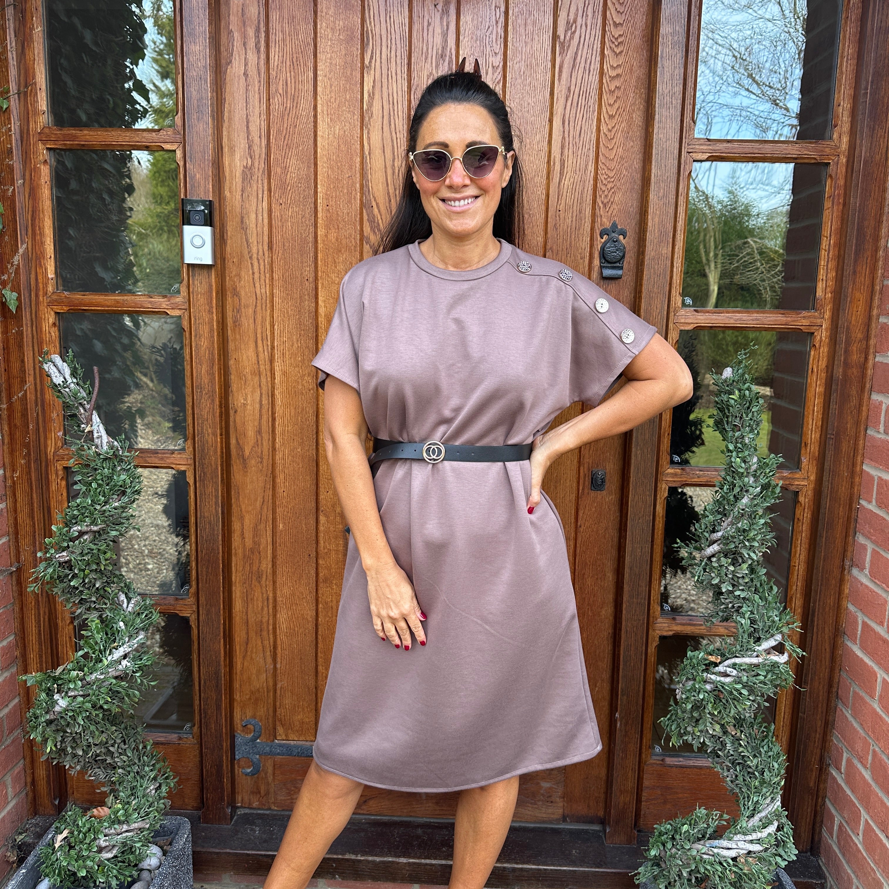 Heidi Belt Dress - Blush Boutique Essex