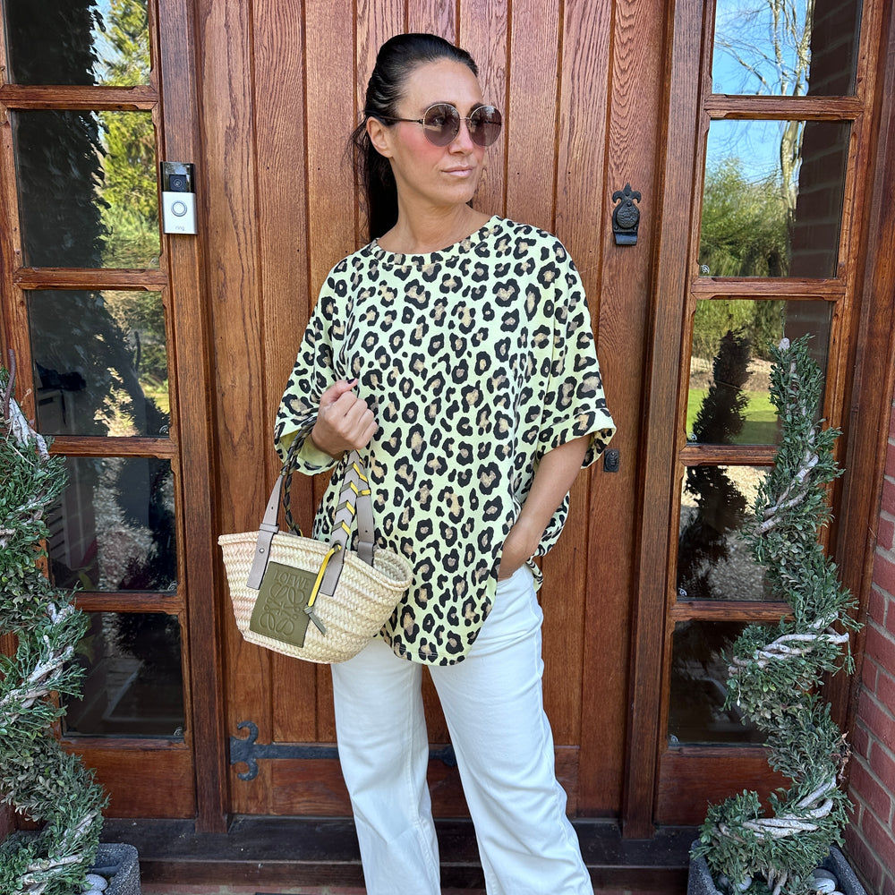 Juno Leopard Scuba Top - Blush Boutique Essex