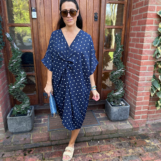 Tiffany Spot Midi - Blush Boutique Essex