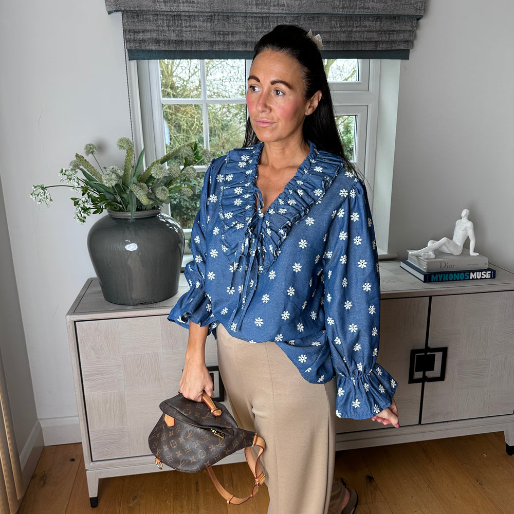 Amber Denim Shirt - Blush Boutique Essex