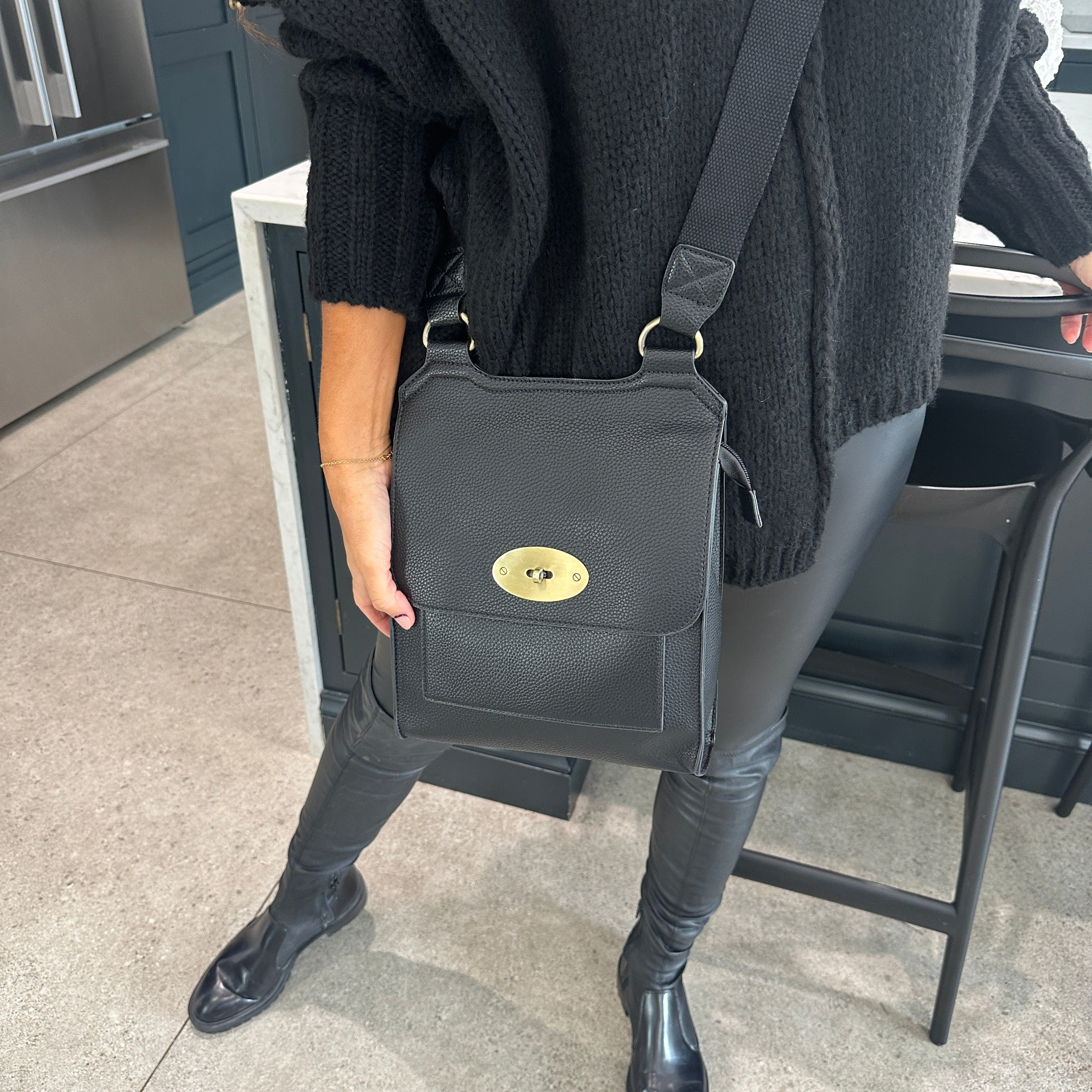 Crossbody Flap Bag - Blush Boutique Essex