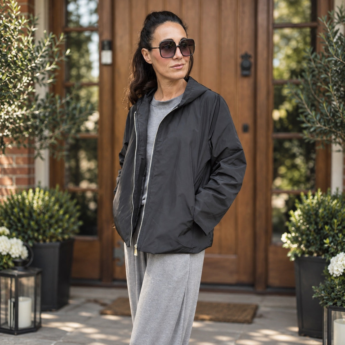 Geri Shower Jacket - Blush Boutique Essex