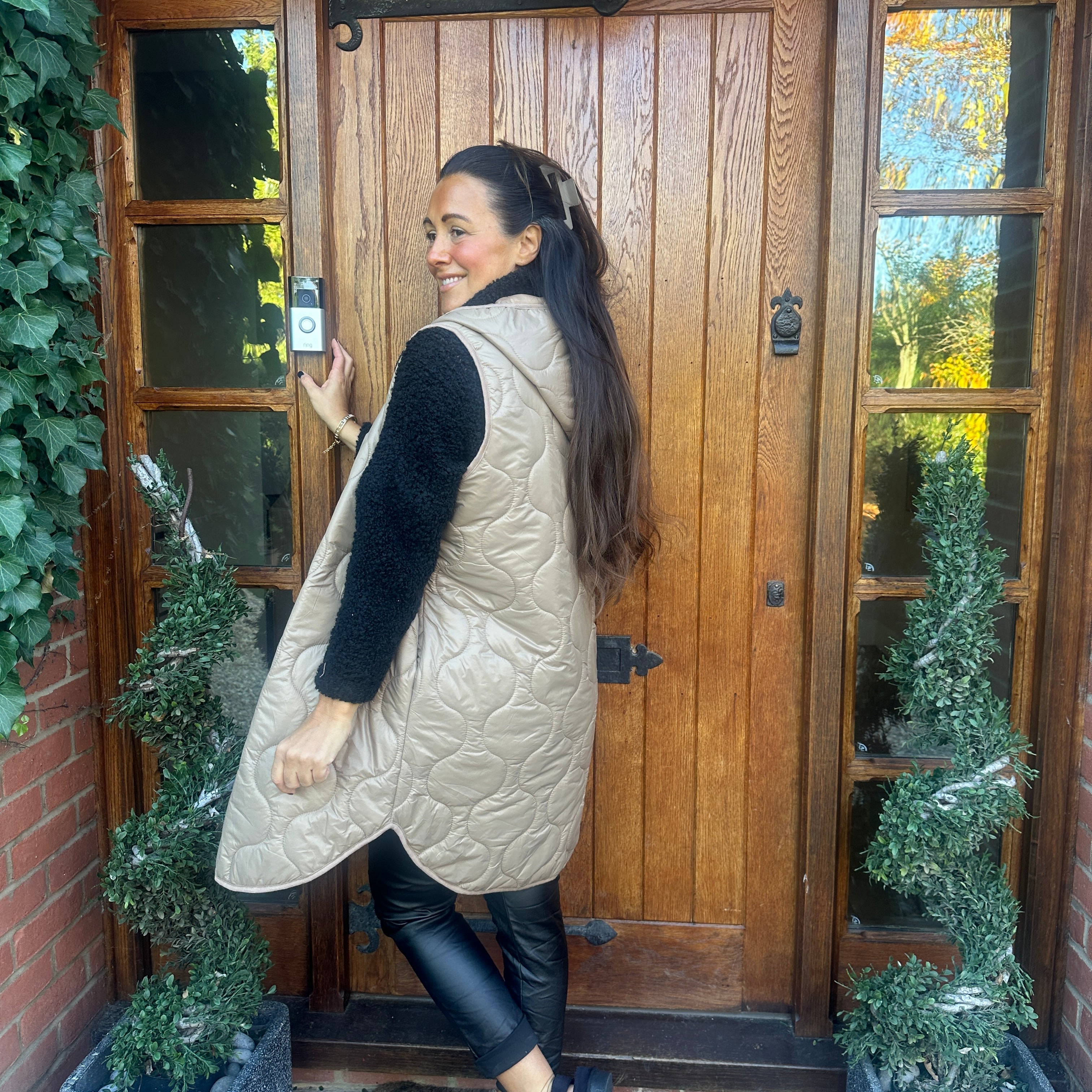 Love Quilted Body Warmer - Blush Boutique Essex