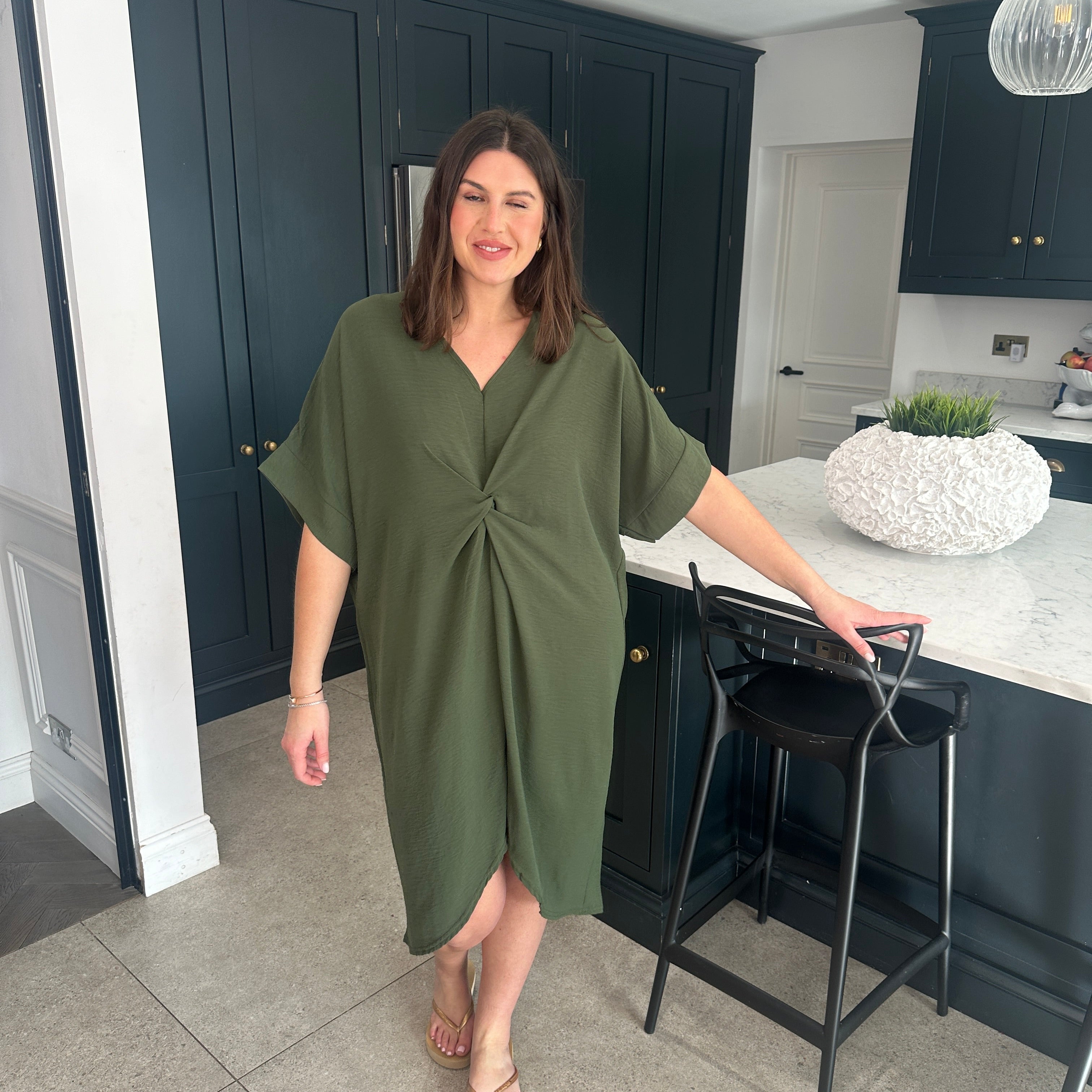 Tiffany Knot Dress - Blush Boutique Essex