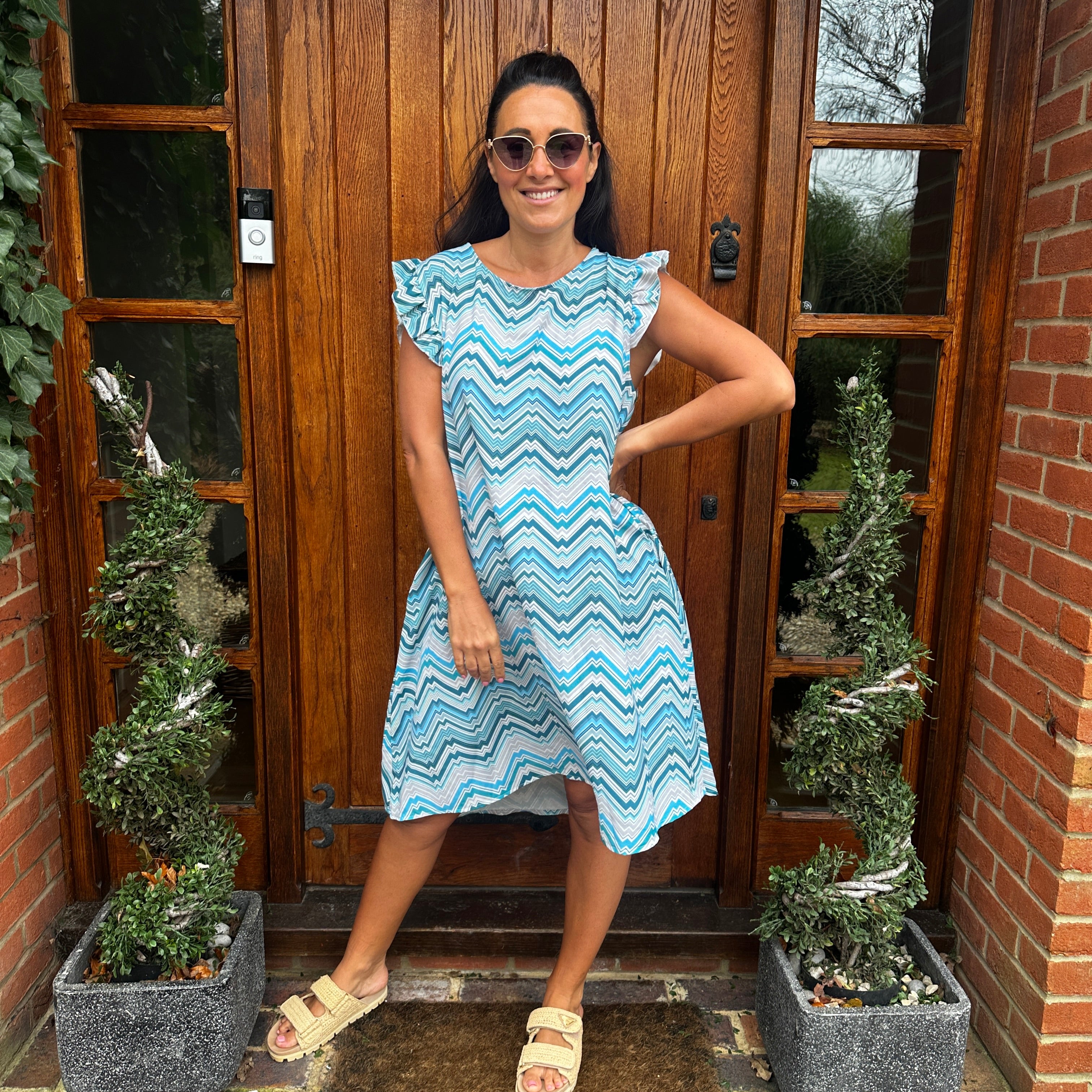 Mimi Button Dress - Blush Boutique Essex