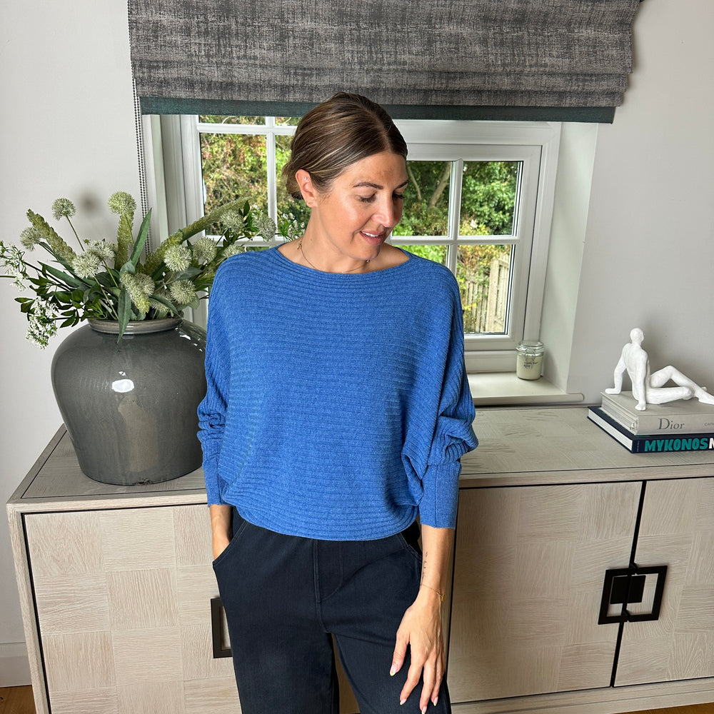 Sammie Ribbed Jumper - Blush Boutique Essex