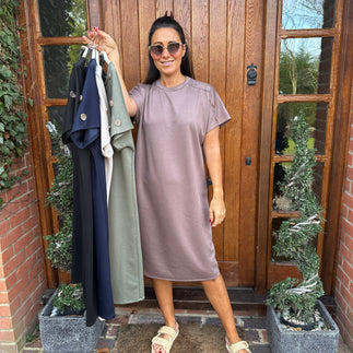 Heidi Belt Dress - Blush Boutique Essex
