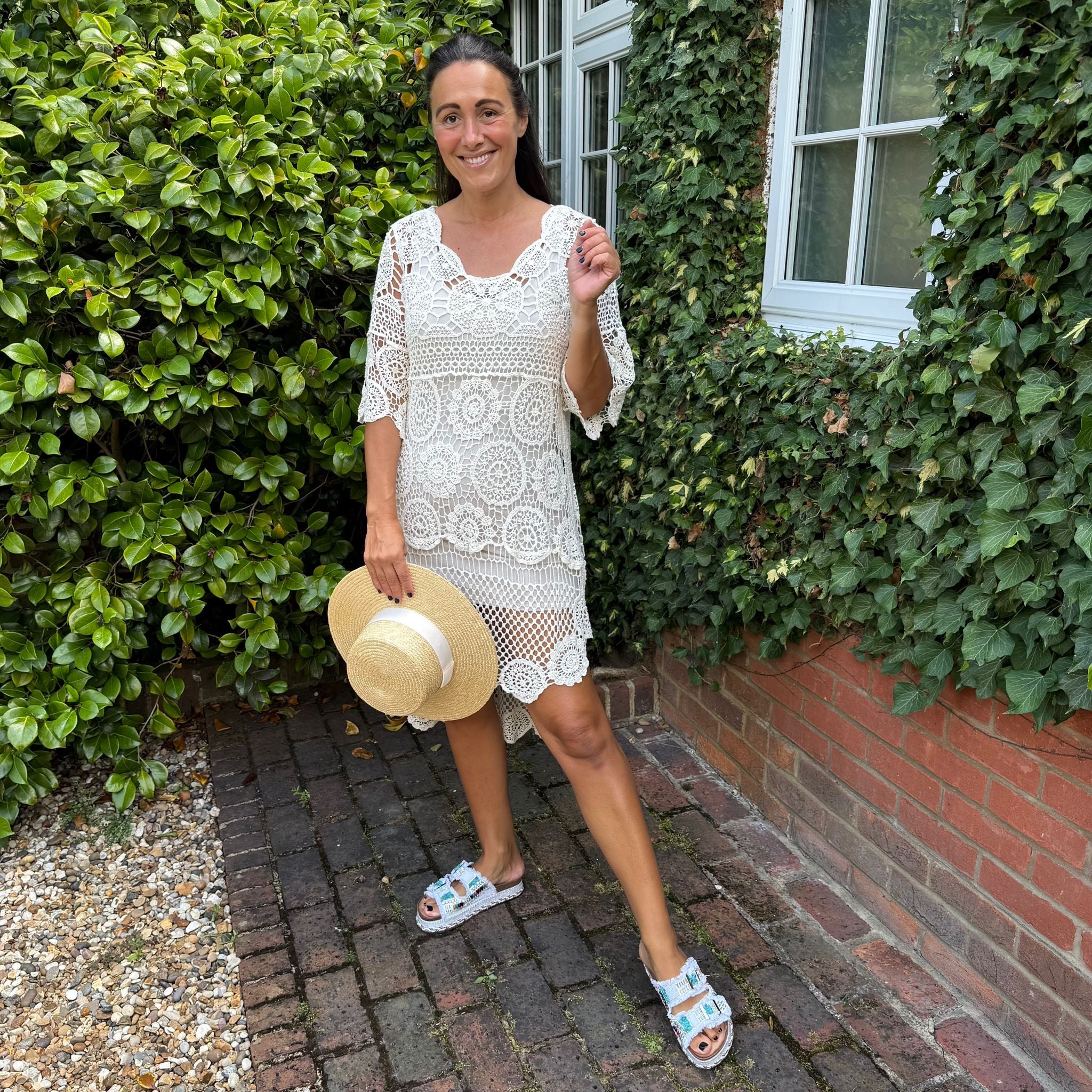 Kimmy Crochet Dress - Blush Boutique Essex