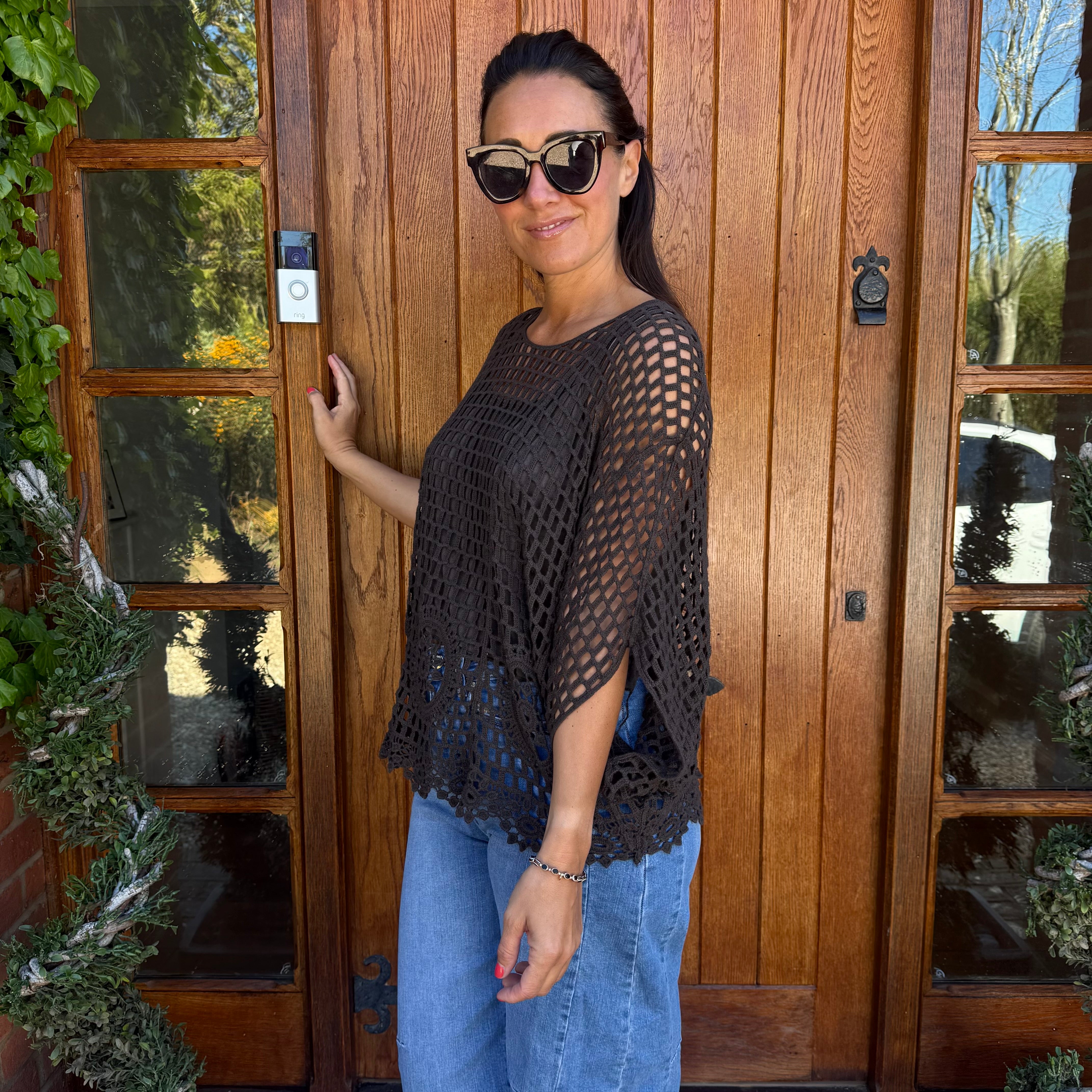 Owen Crochet Top - Blush Boutique Essex
