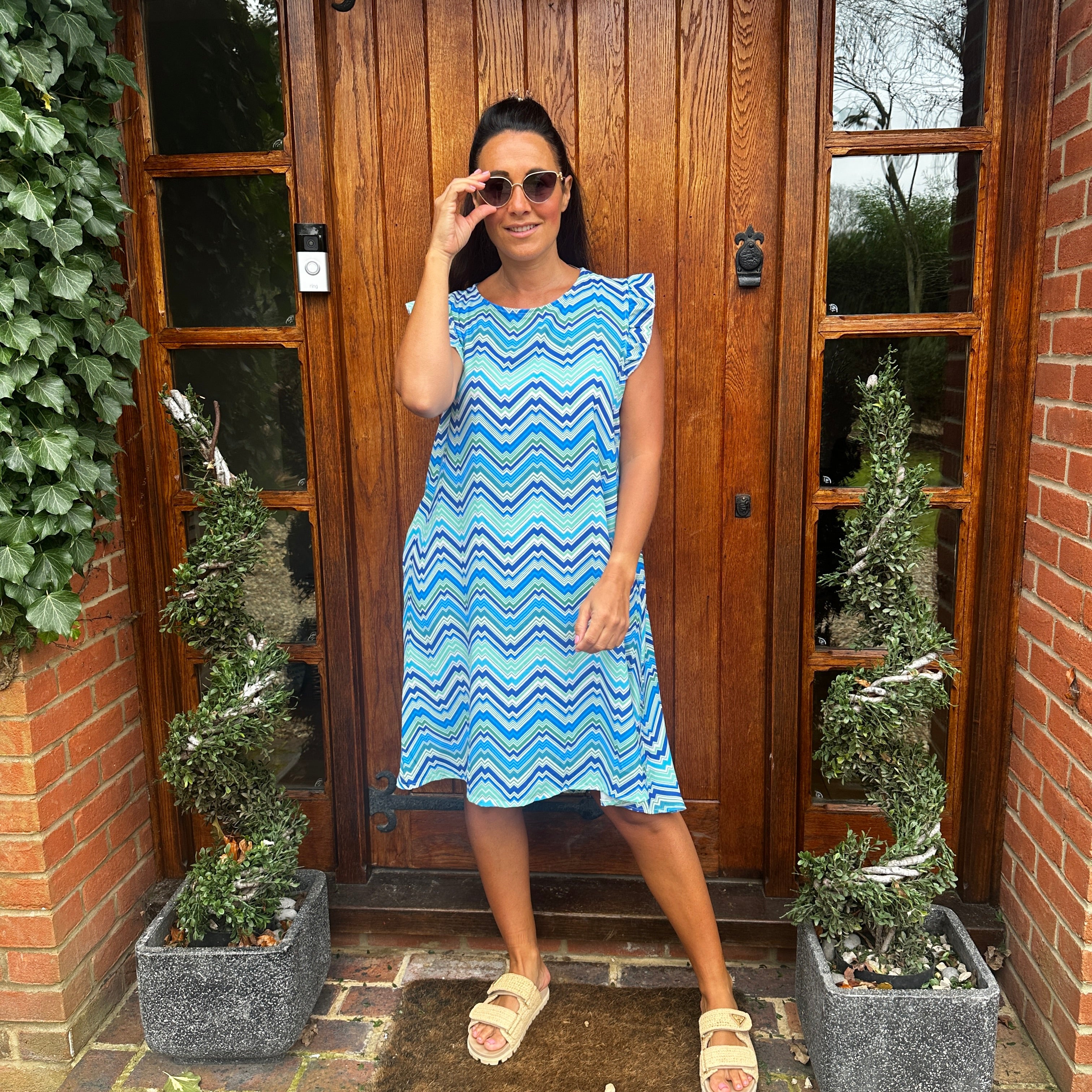 Mimi Button Dress - Blush Boutique Essex