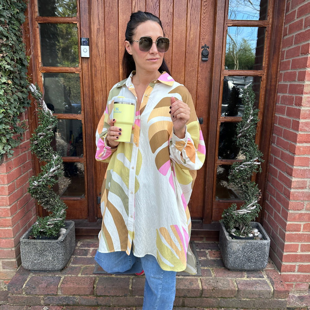 Sonny Oversized Shirt - Blush Boutique Essex