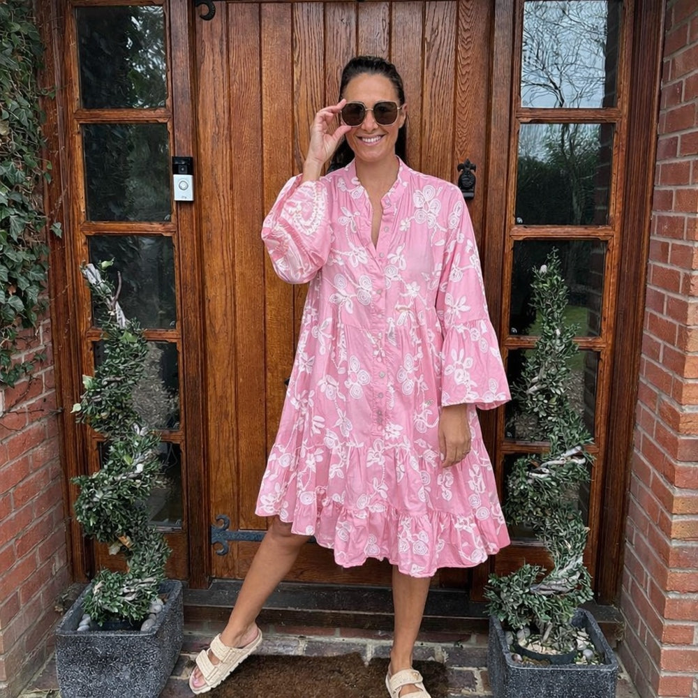 Rose Swing dress - Blush Boutique Essex