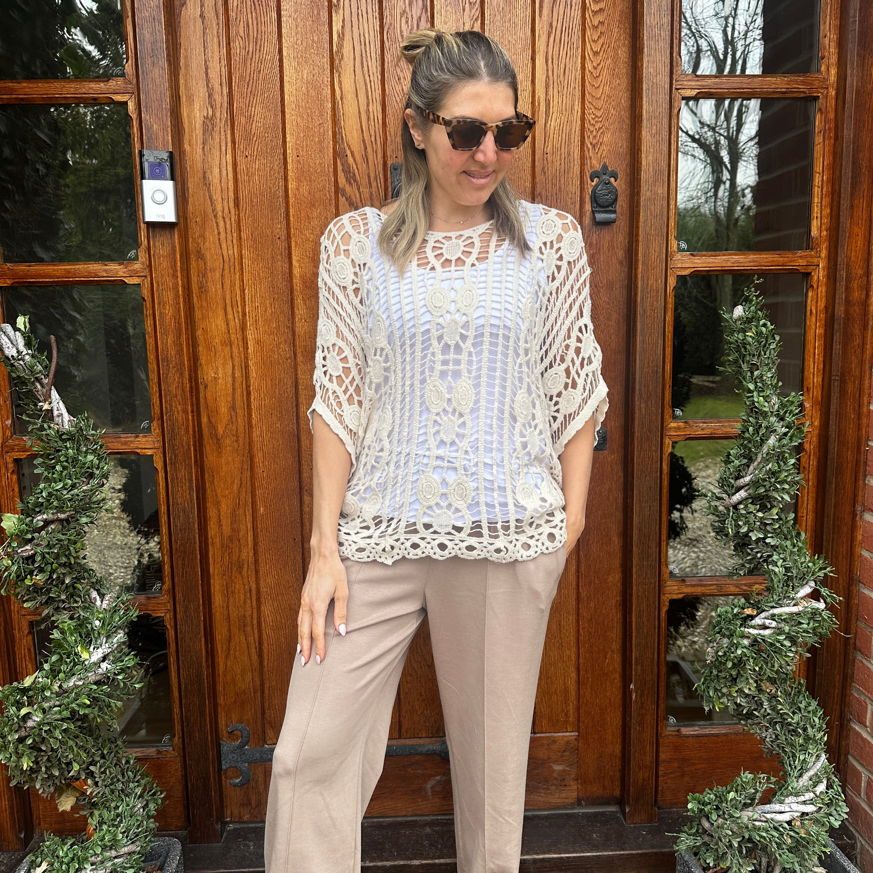 Claire Crochet Top