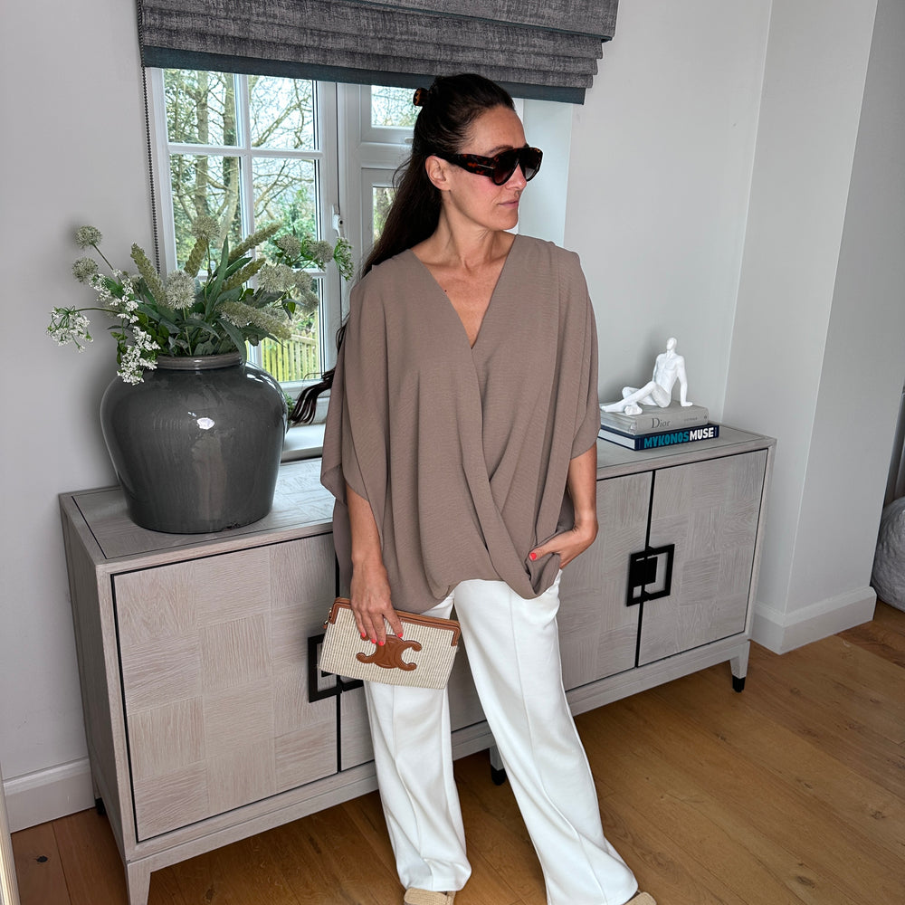 Stacey drape top - Blush Boutique Essex