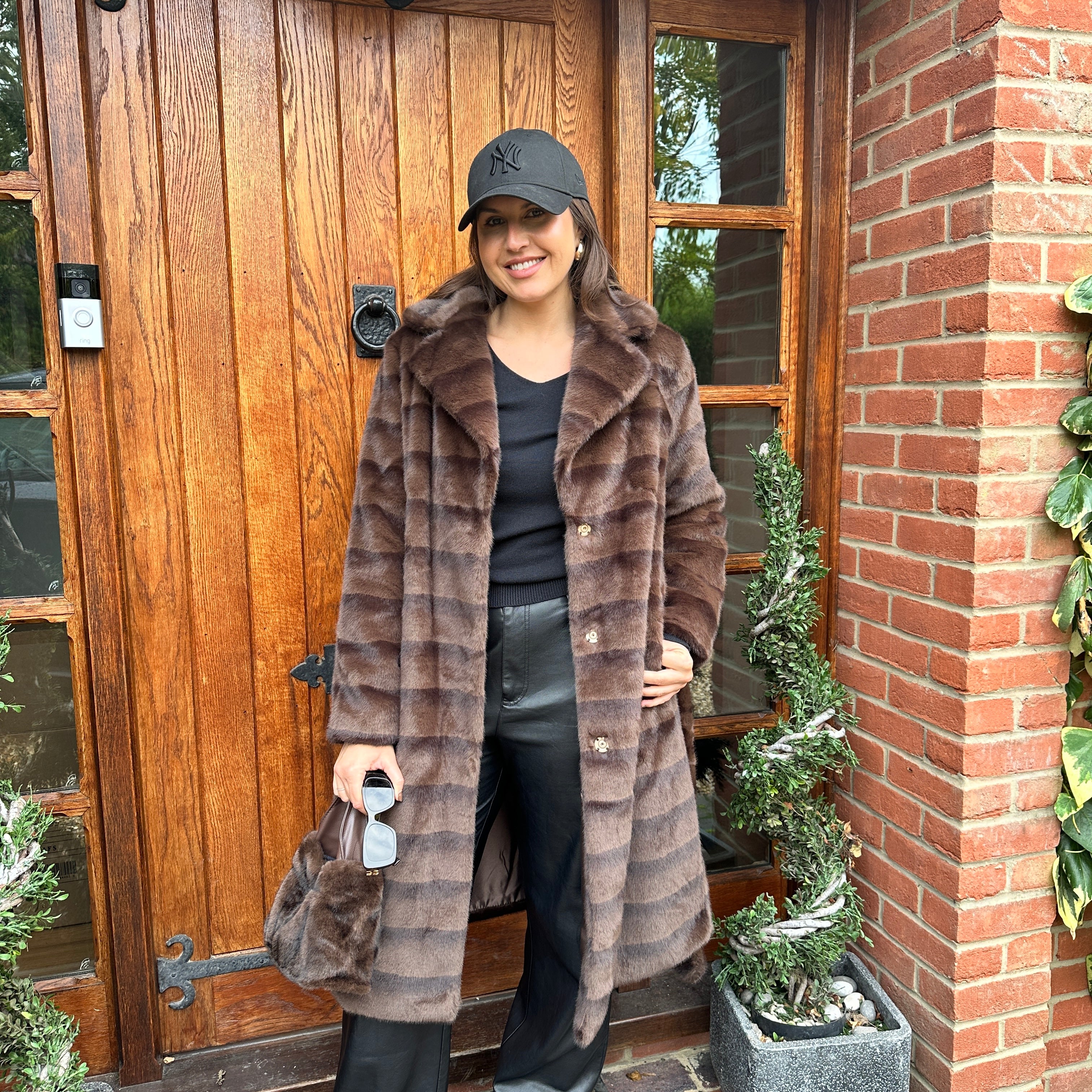 Raffy Faux Fur Coat - Blush Boutique Essex