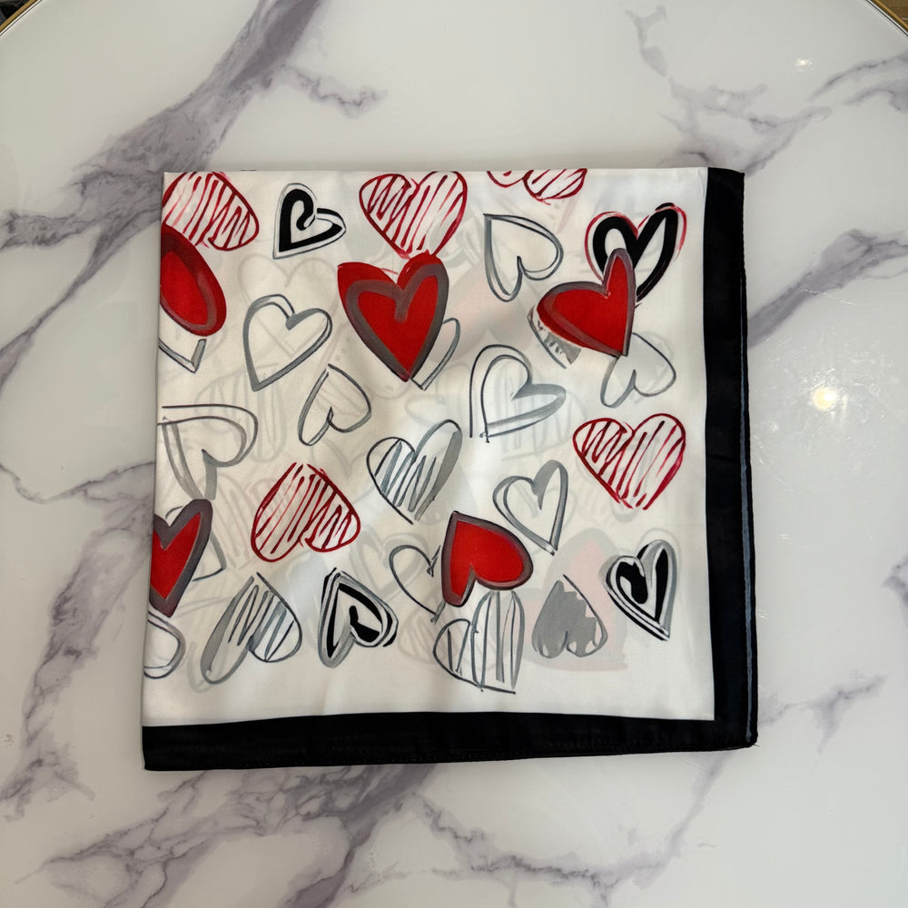 Heidi heart neck scarf - Blush Boutique Essex