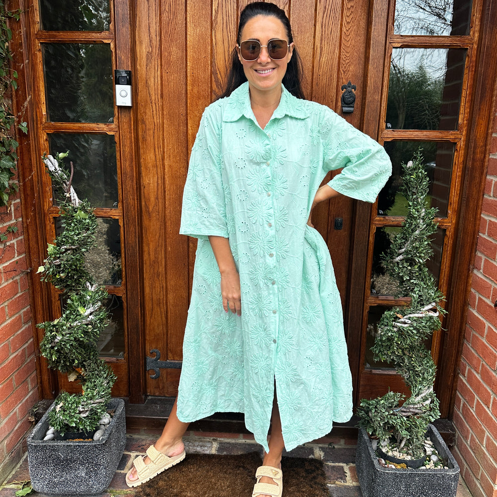 Poppy Embroidered Dress