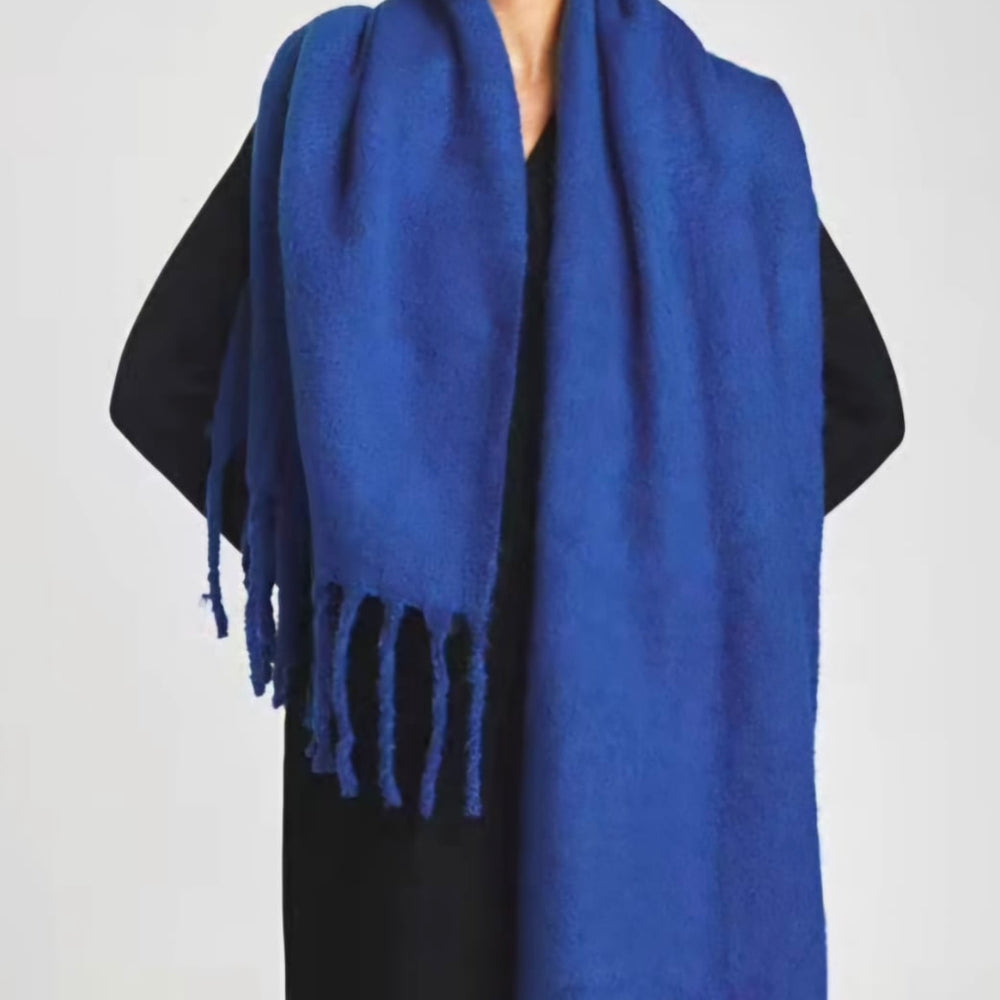 Chunky plain scarf - Blush Boutique Essex