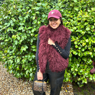 Yara Fluffy Fur Waistcoat