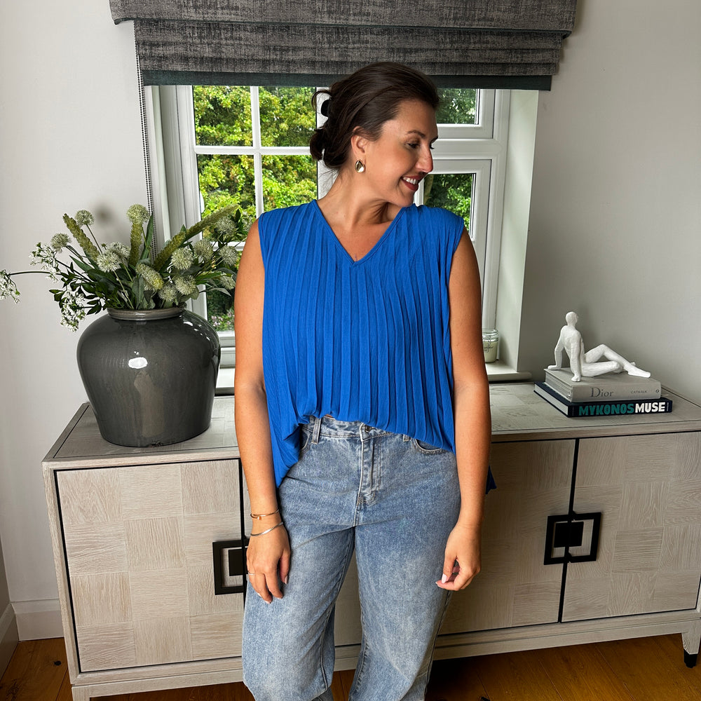 Tina Pleated Top