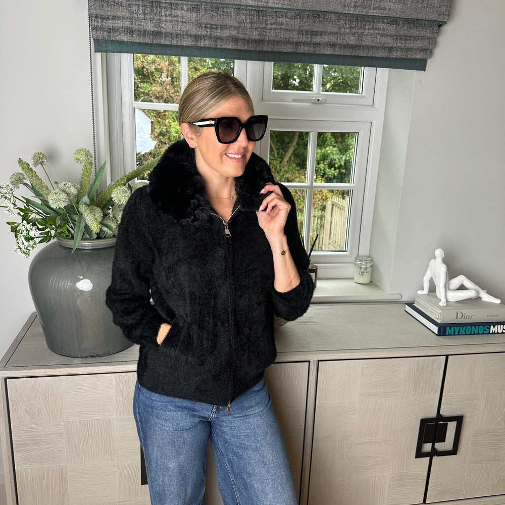 Cozi Fur Cardigan