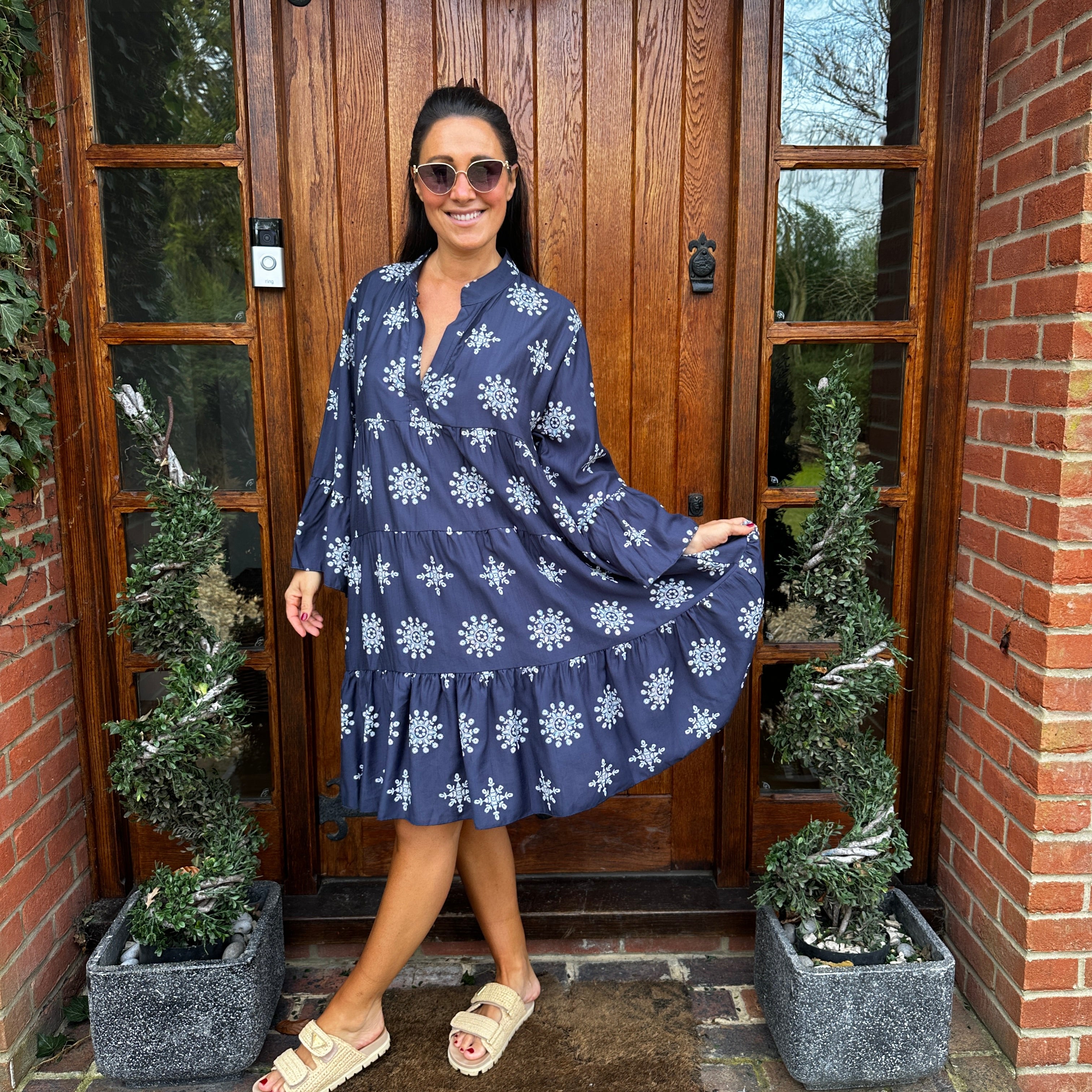 Delilah Swing Dress - Blush Boutique Essex