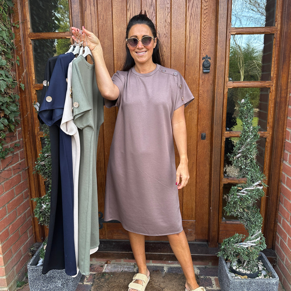 Heidi Belt Dress - Blush Boutique Essex