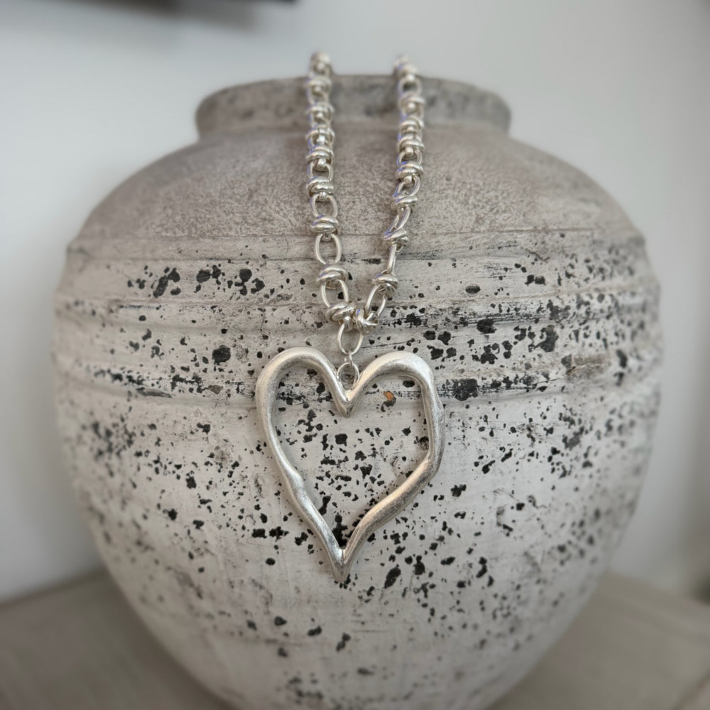 Sasha Heart Necklace - Blush Boutique Essex