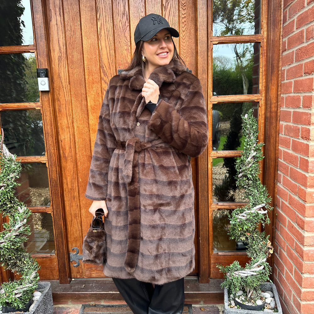 Raffy Faux Fur Coat - Blush Boutique Essex