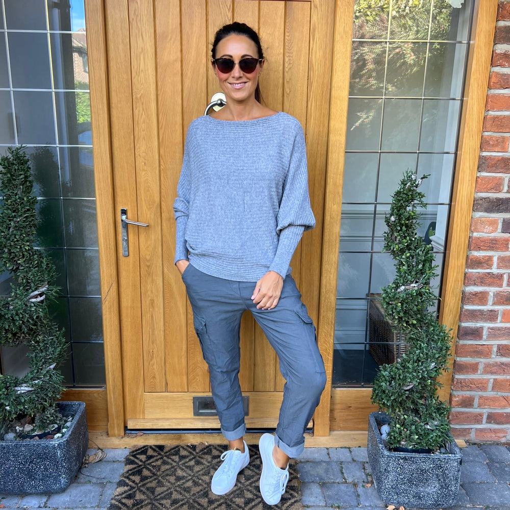 Sammie Ribbed Jumper - Blush Boutique Essex