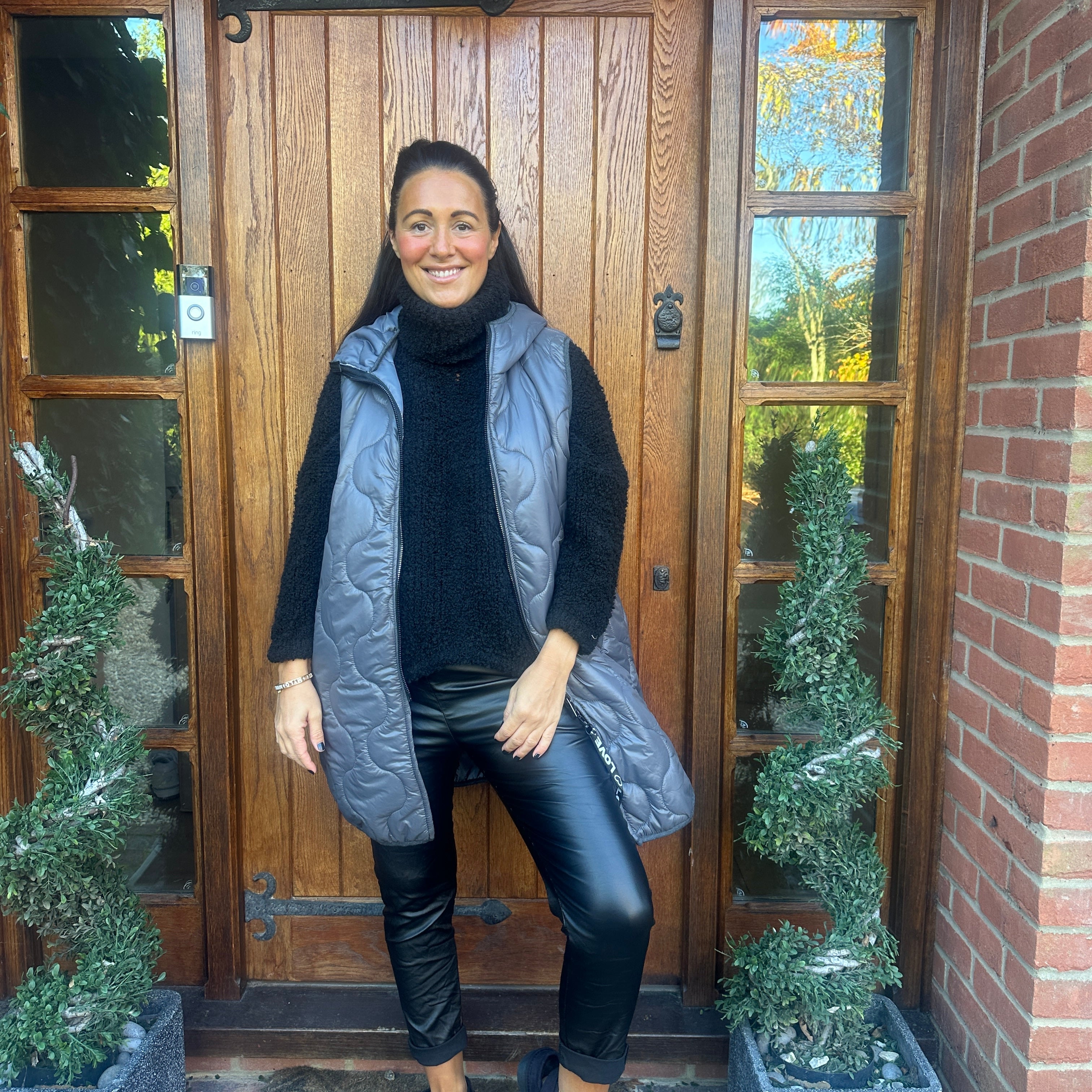 Love Quilted Body Warmer - Blush Boutique Essex