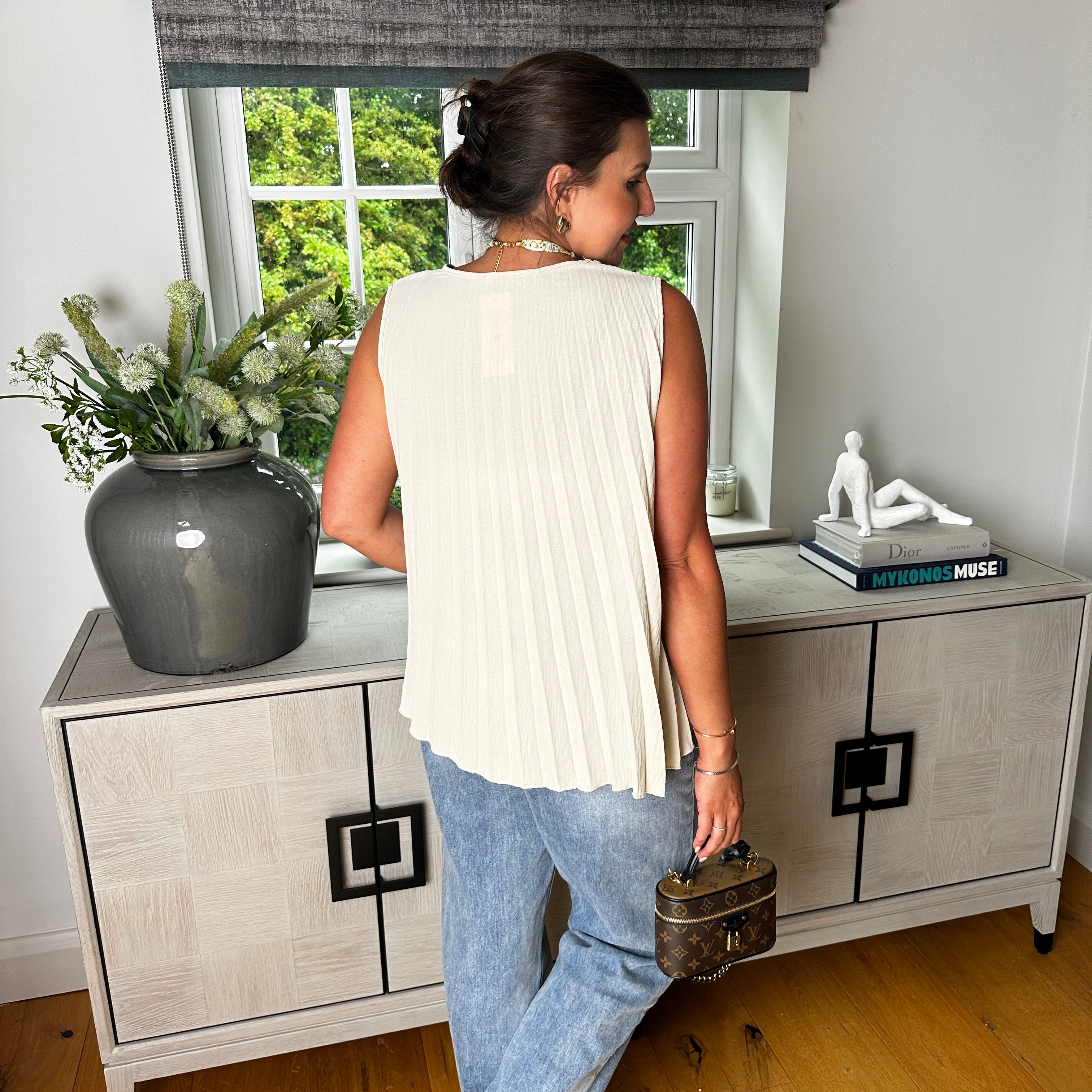 Tina Pleated Top