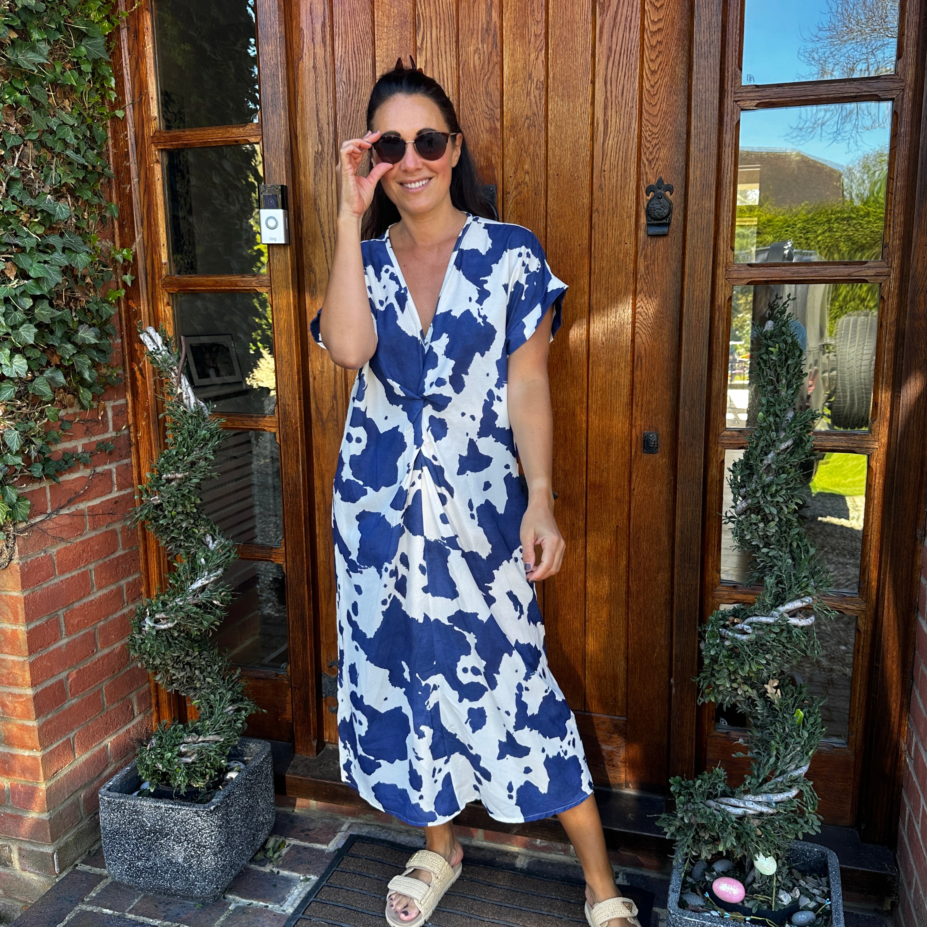 Daisy Knot Dress - Blush Boutique Essex
