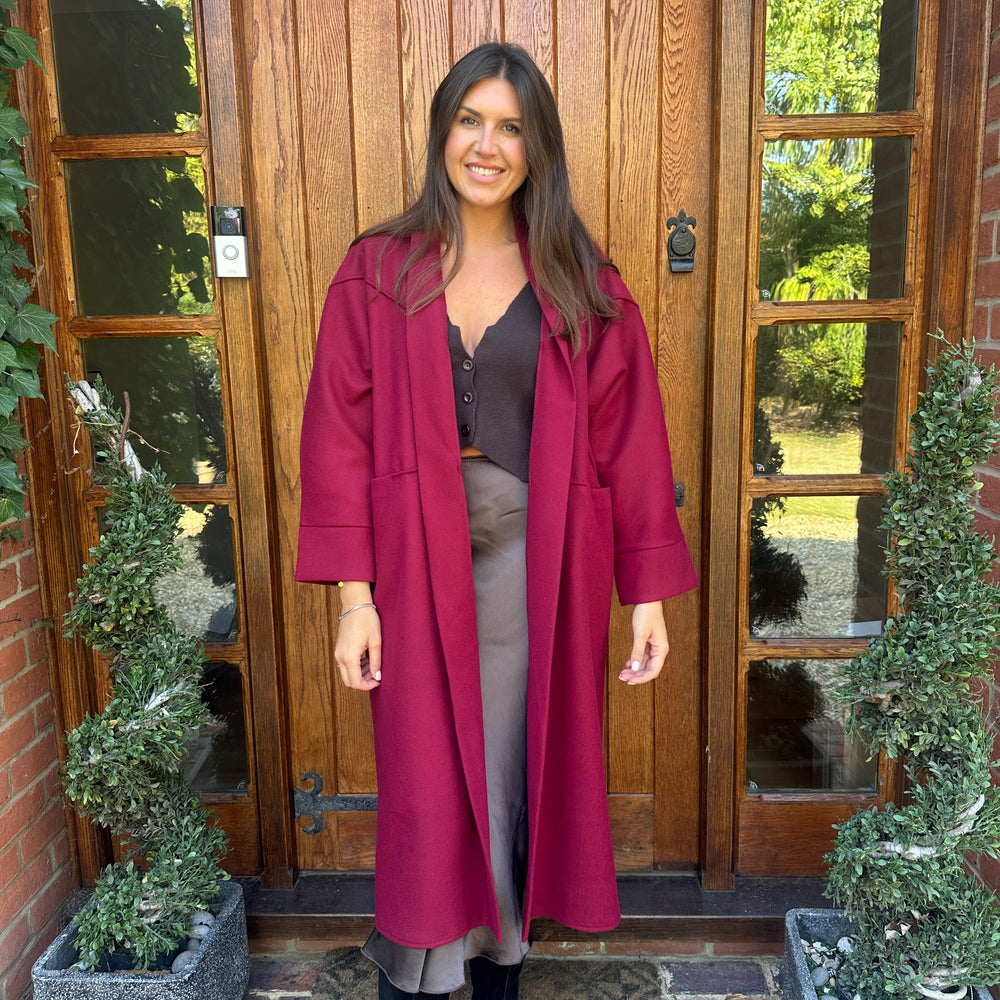 Frank Duster Coat - Blush Boutique Essex