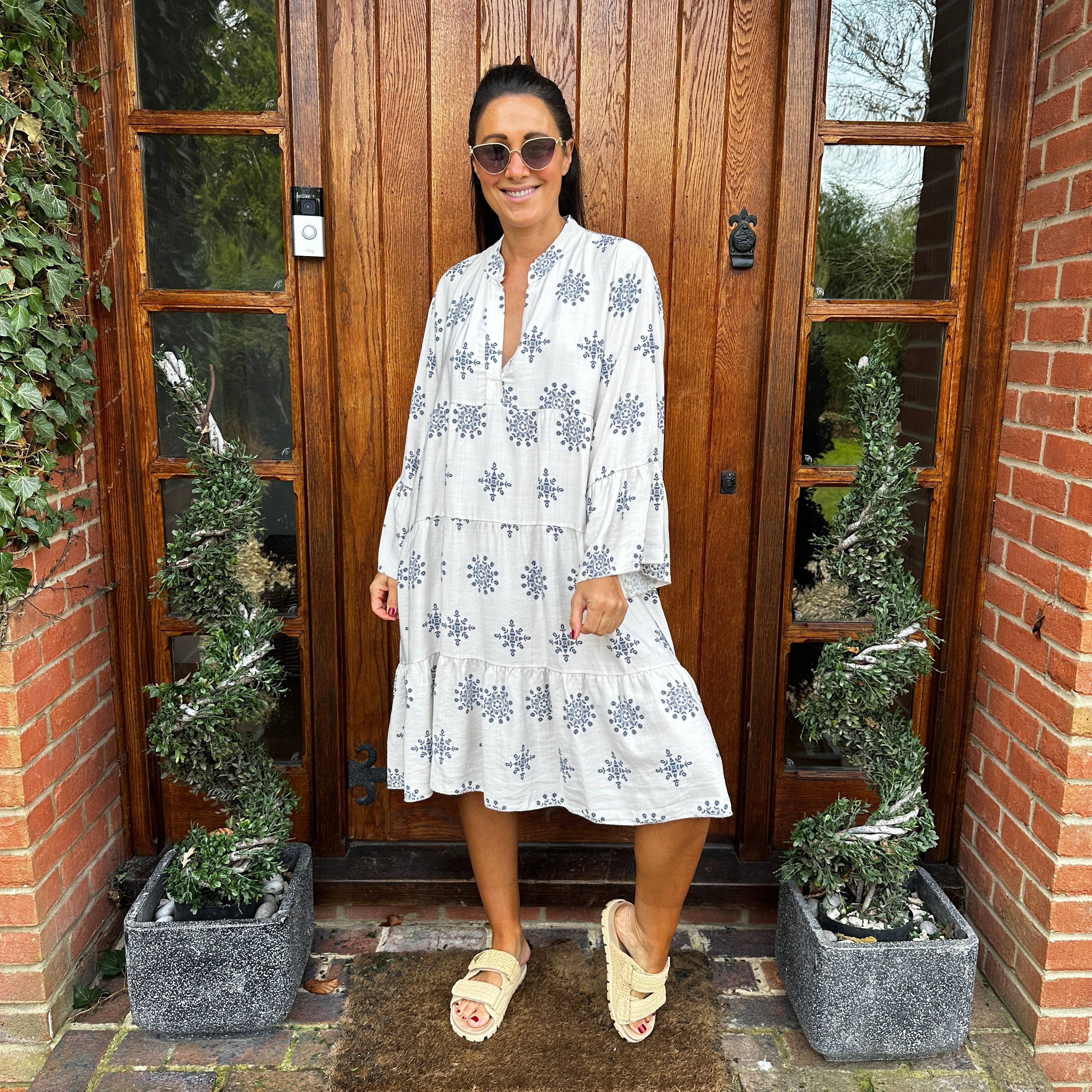 Delilah Swing Dress - Blush Boutique Essex