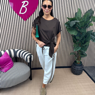 Stripe James Trouser - Blush Boutique Essex