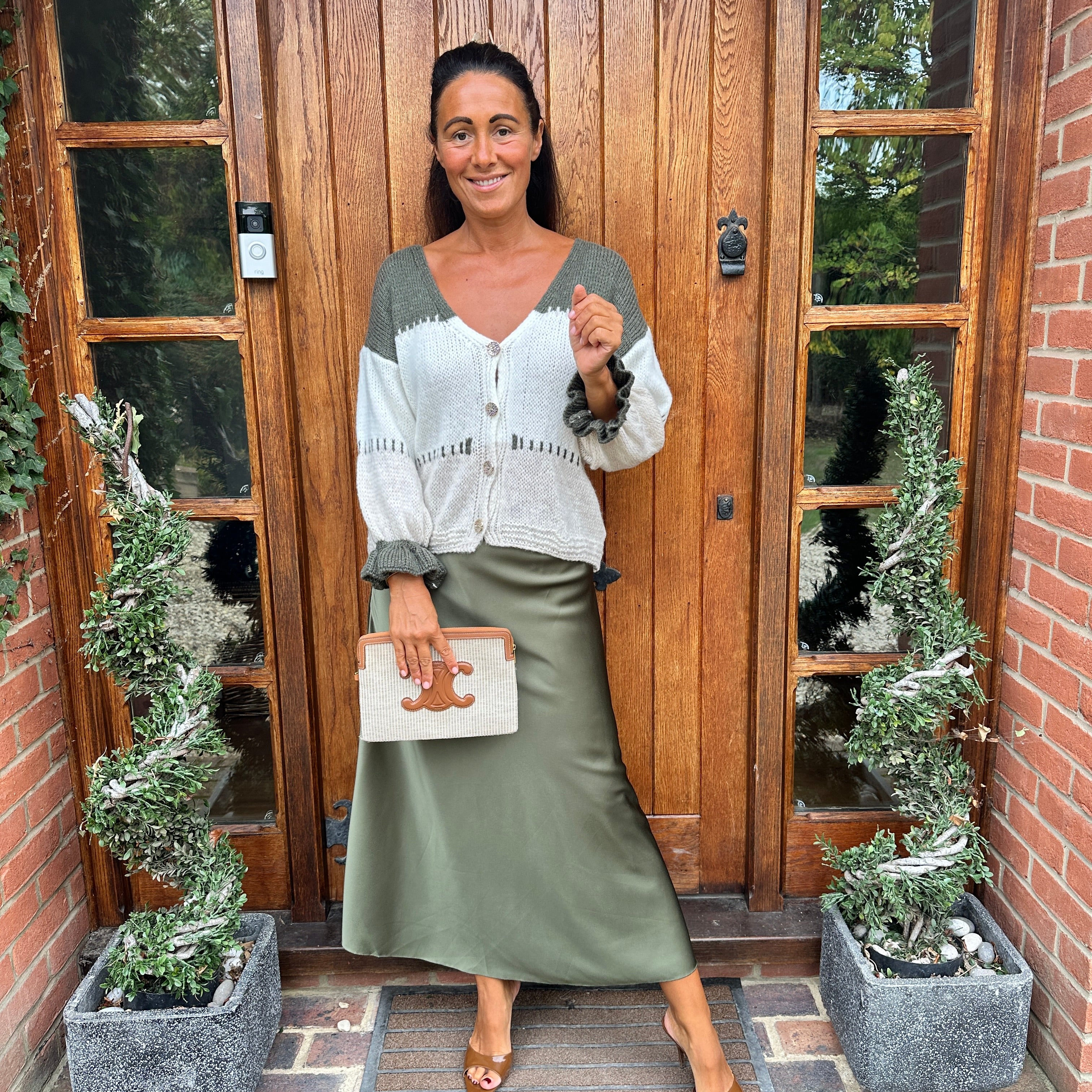 Benji Satin Skirt - Blush Boutique Essex