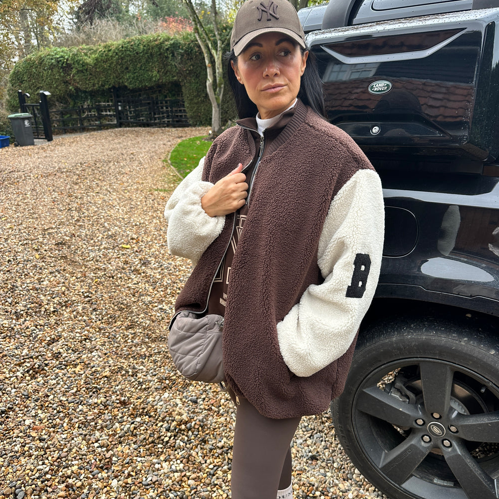 Bailey Boucle Bomber - Blush Boutique Essex