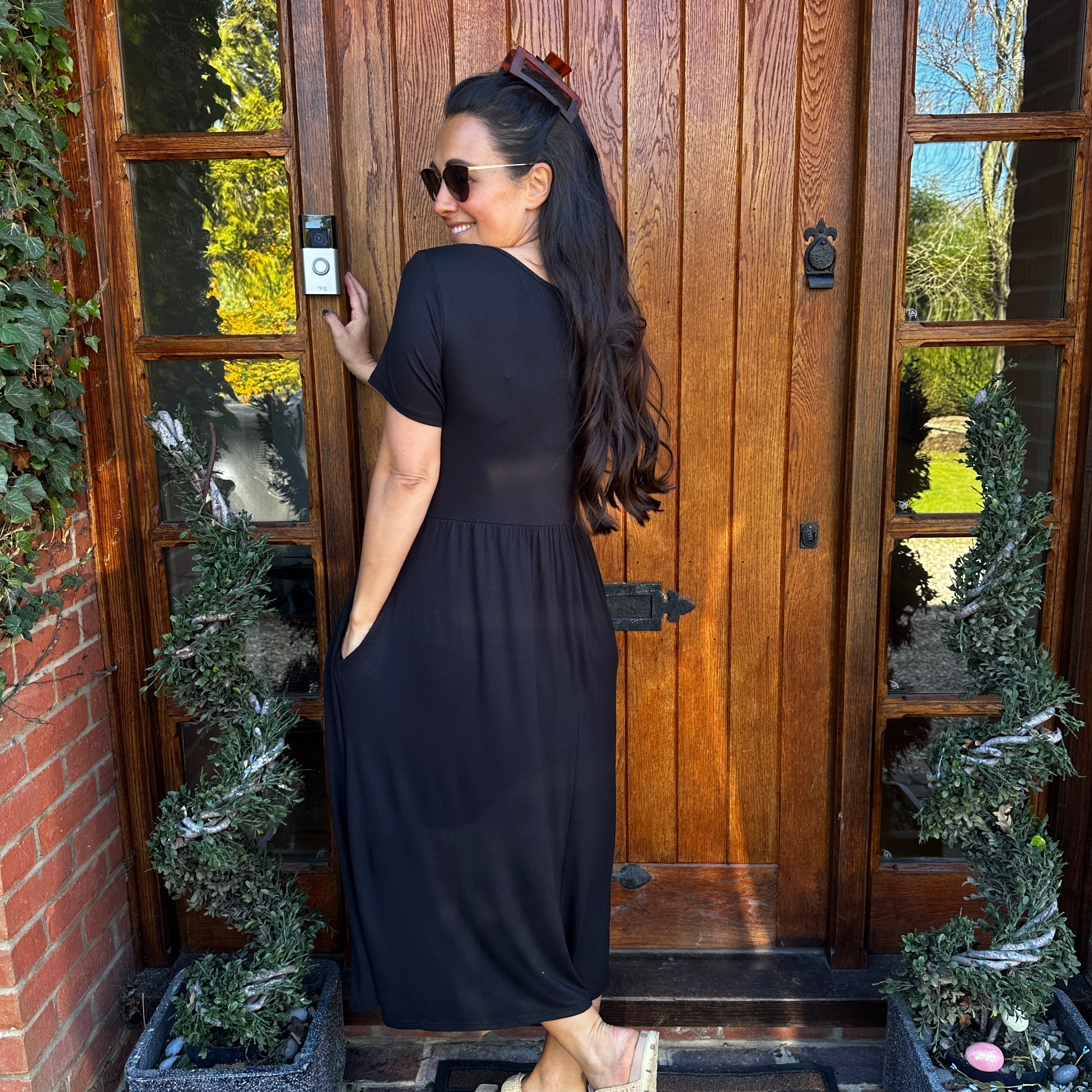 Helena Jersey Dress - Blush Boutique Essex