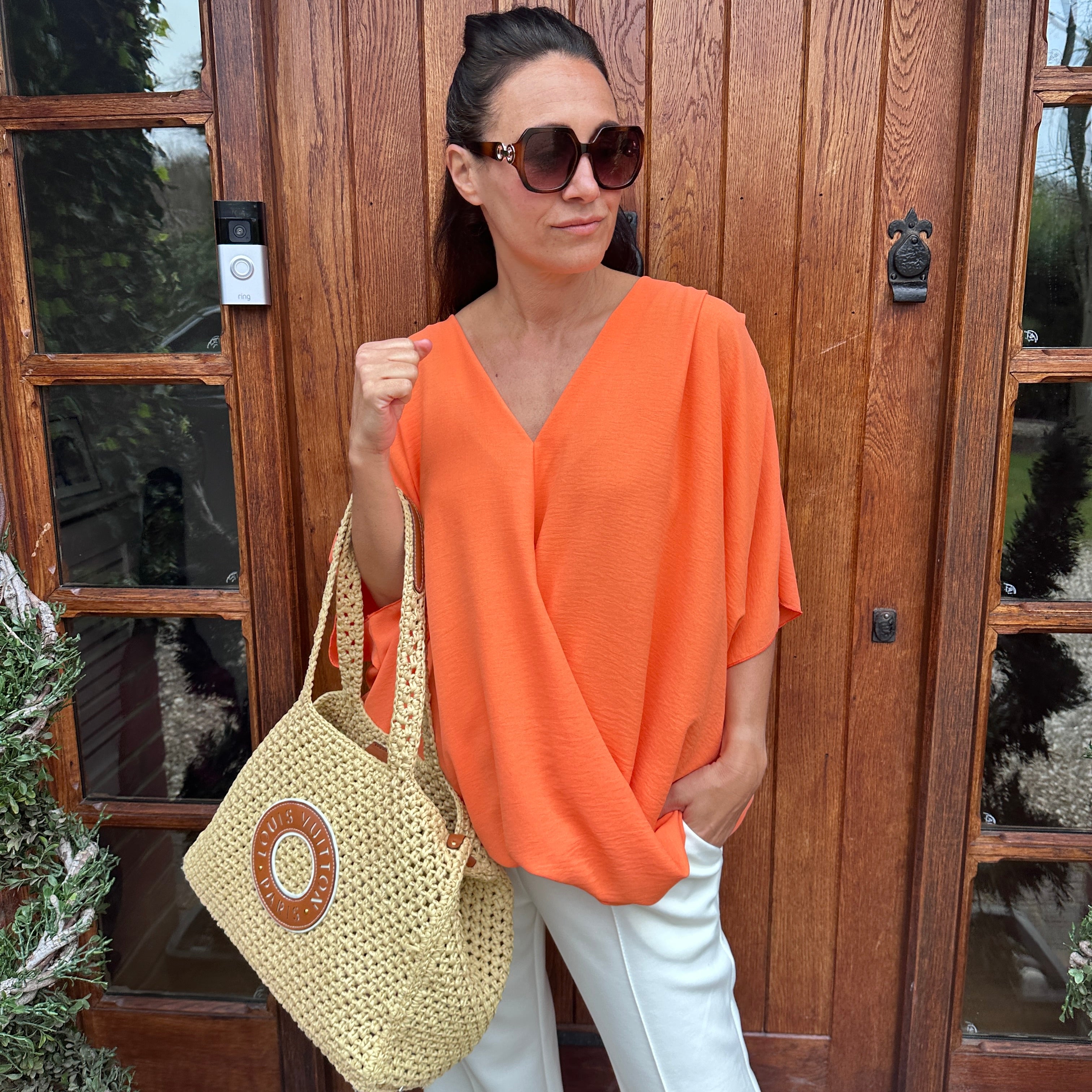 Stacey drape top - Blush Boutique Essex