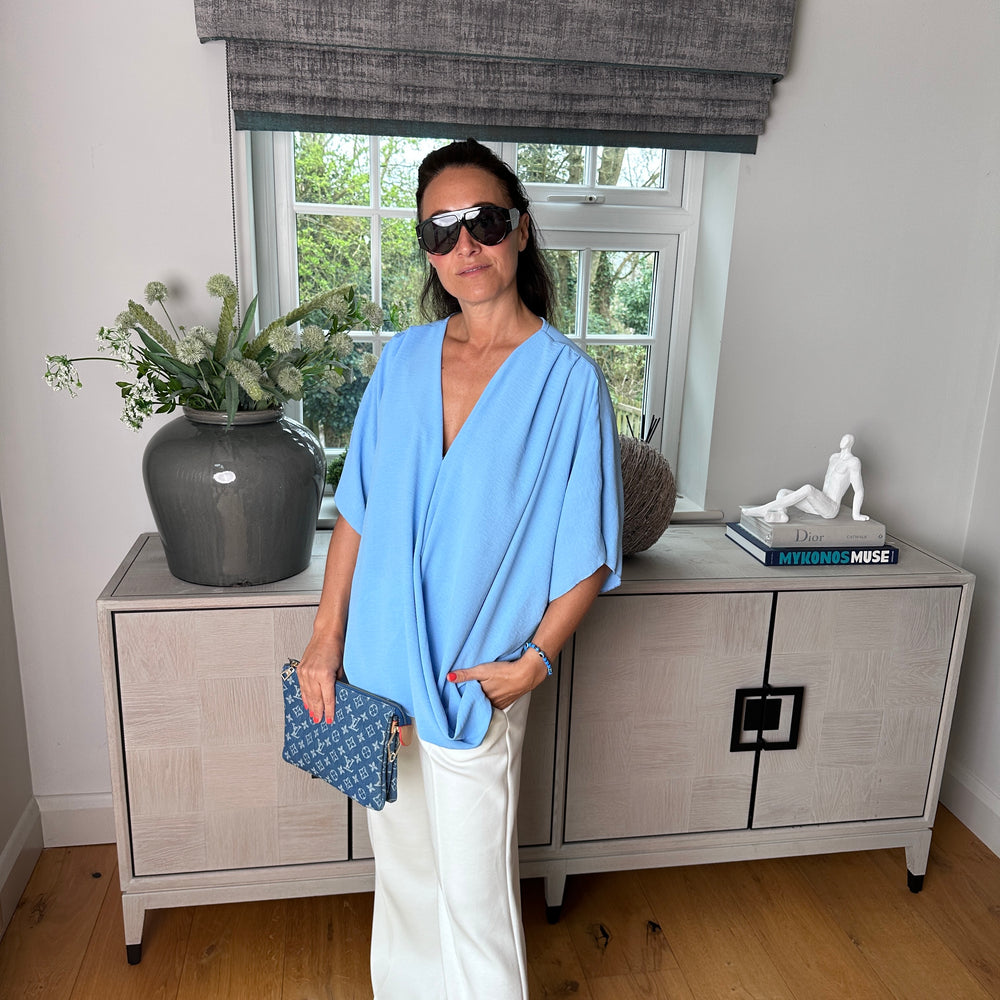 Stacey drape top - Blush Boutique Essex