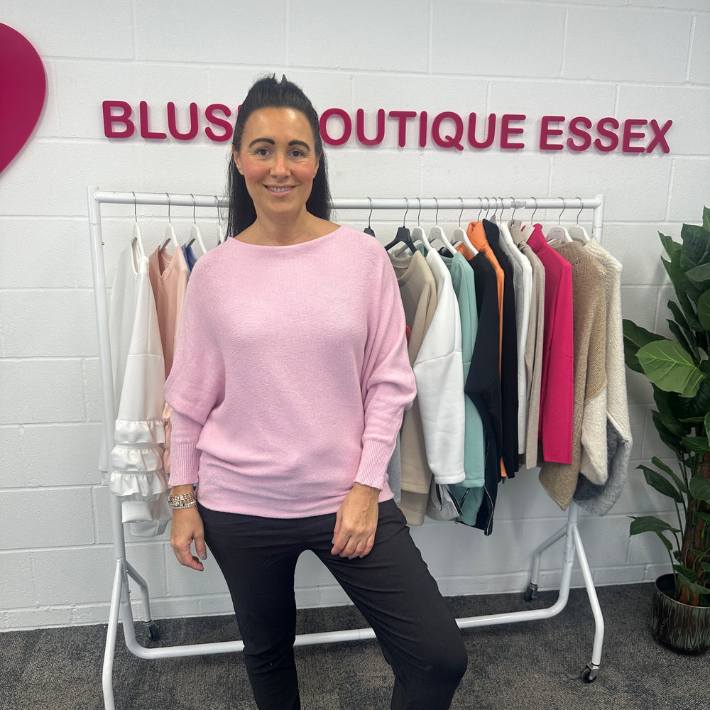 Bree Soft Knit Jumper - Blush Boutique Essex
