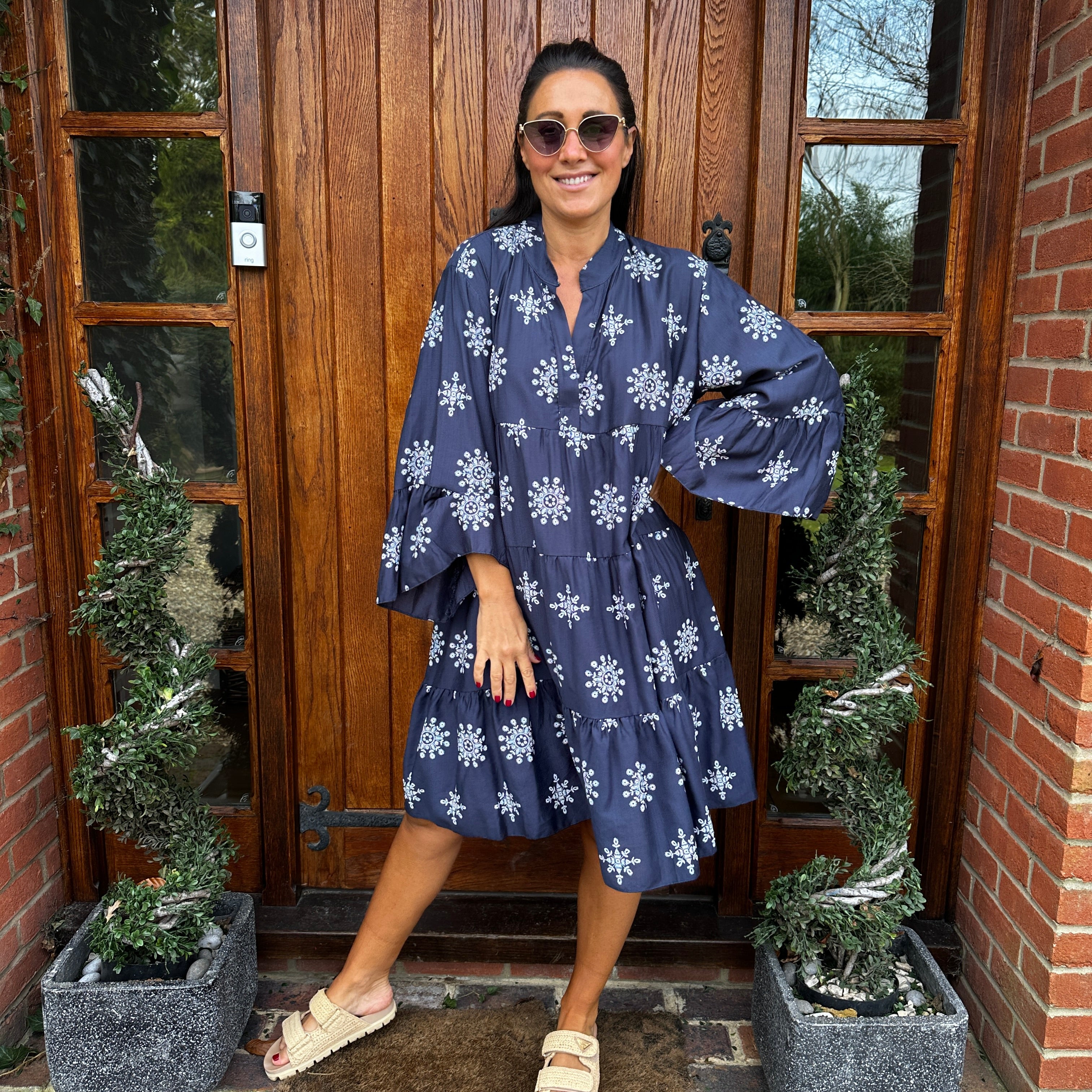 Delilah Swing Dress - Blush Boutique Essex