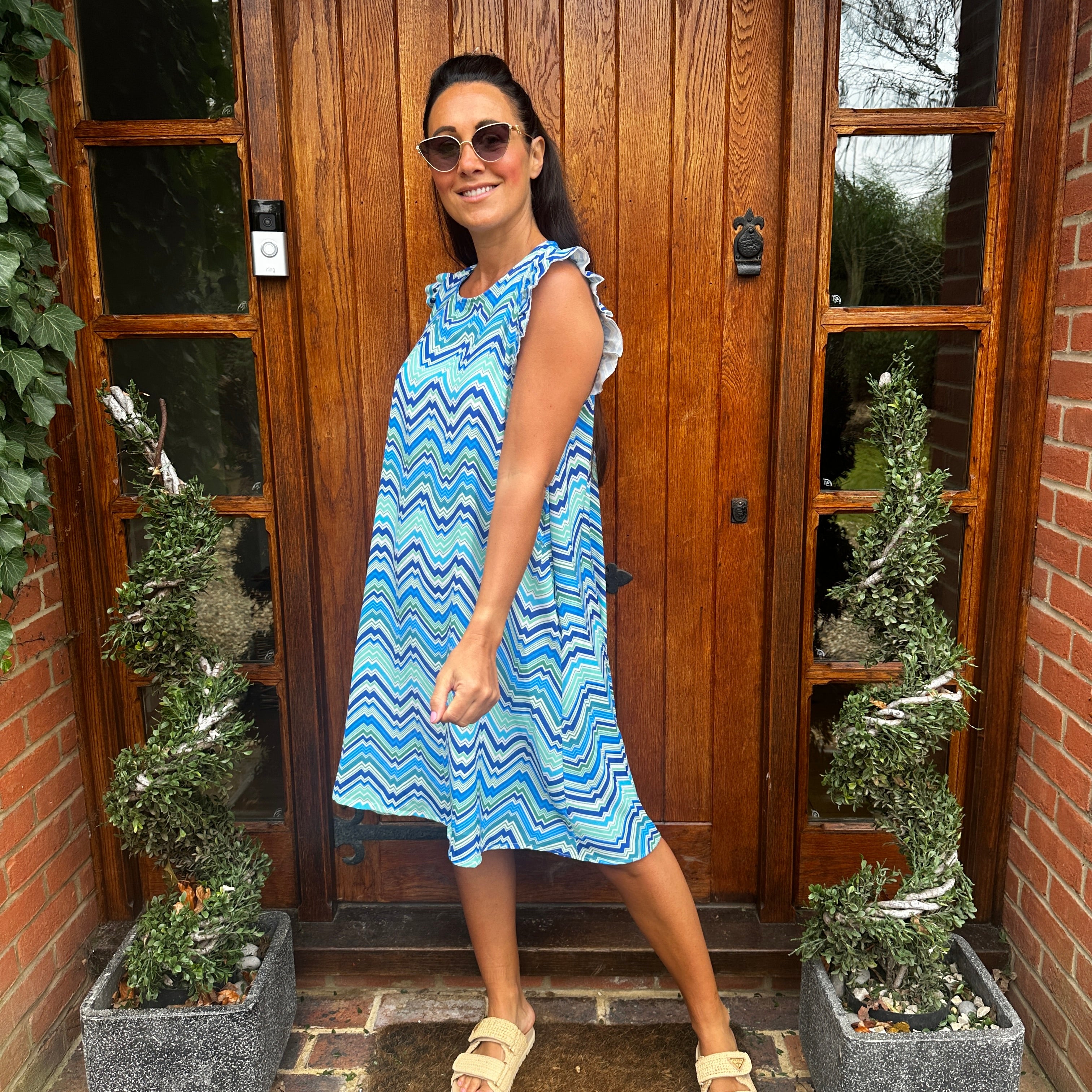 Mimi Button Dress - Blush Boutique Essex