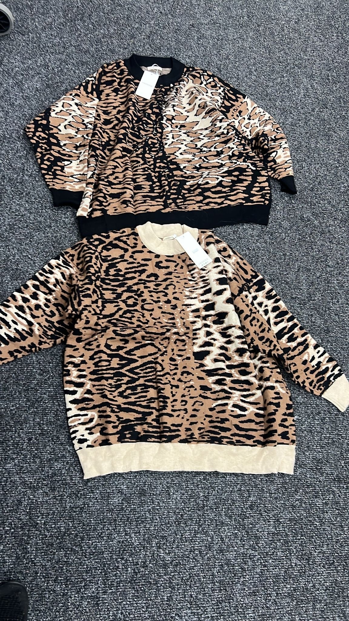 Timo Leopard Knit - Blush Boutique Essex