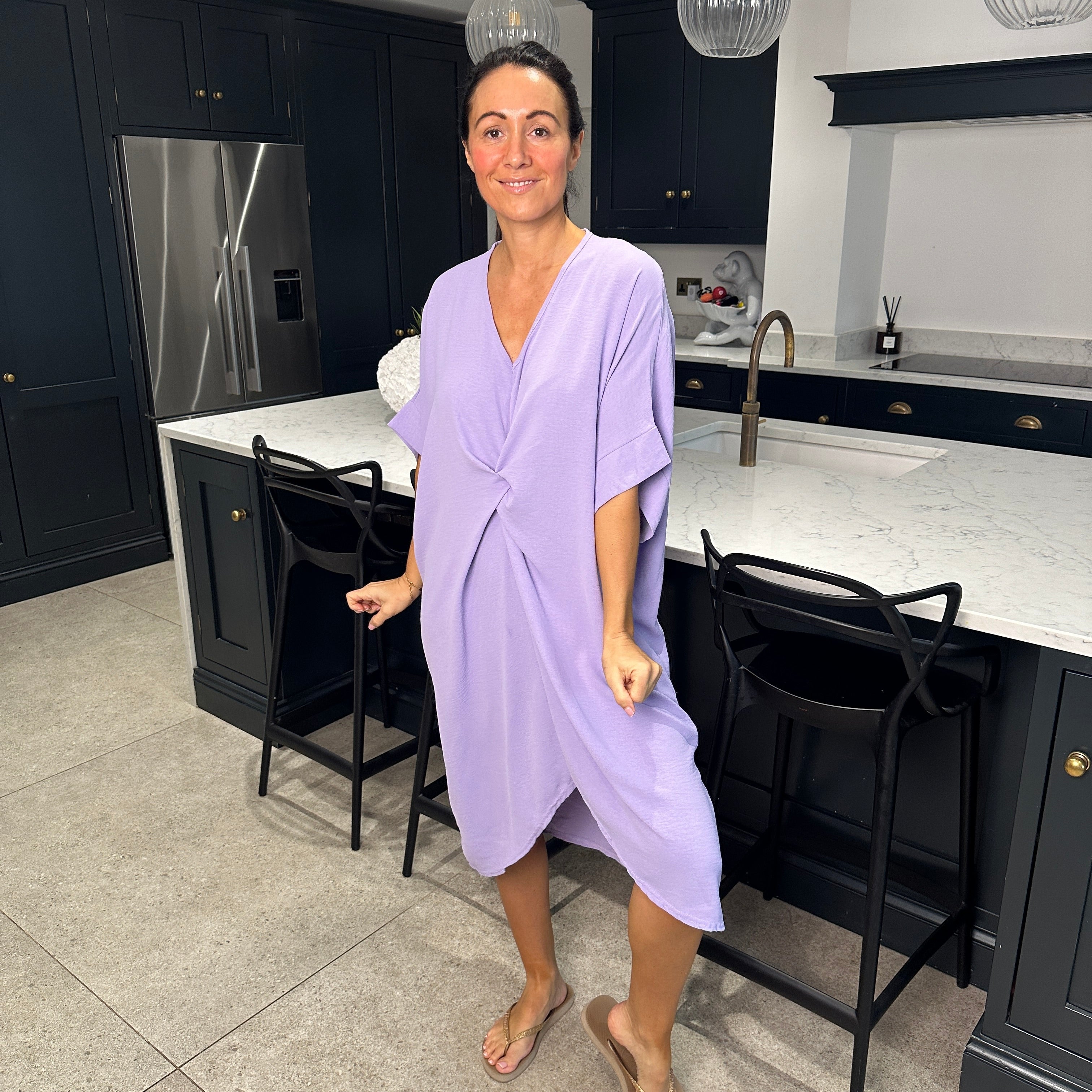 Tiffany Knot Dress - Blush Boutique Essex