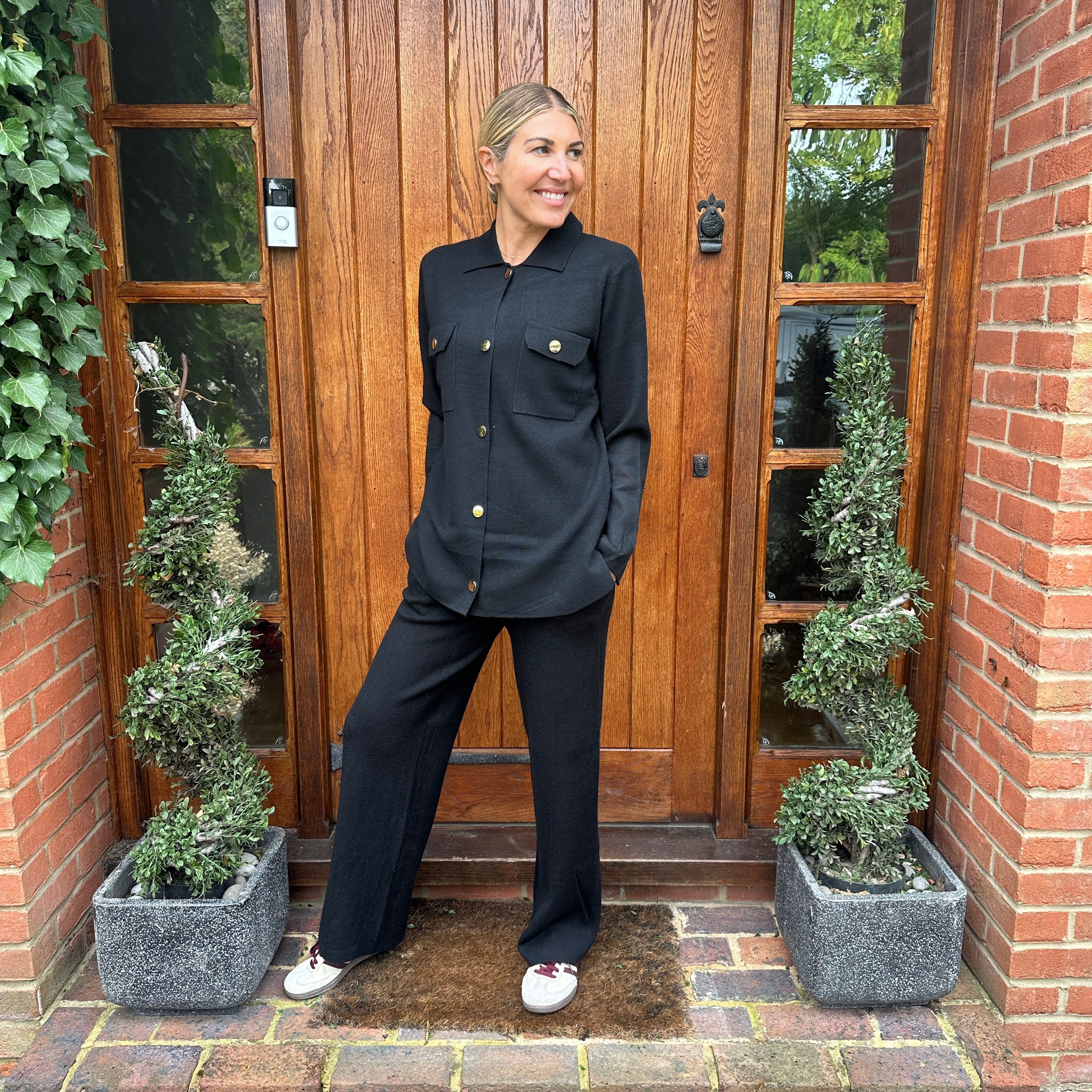 Juliette Button Co Ord - Blush Boutique Essex